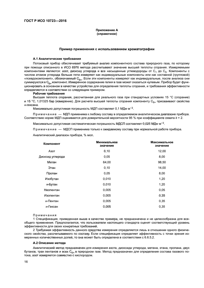 ГОСТ Р ИСО 10723-2016