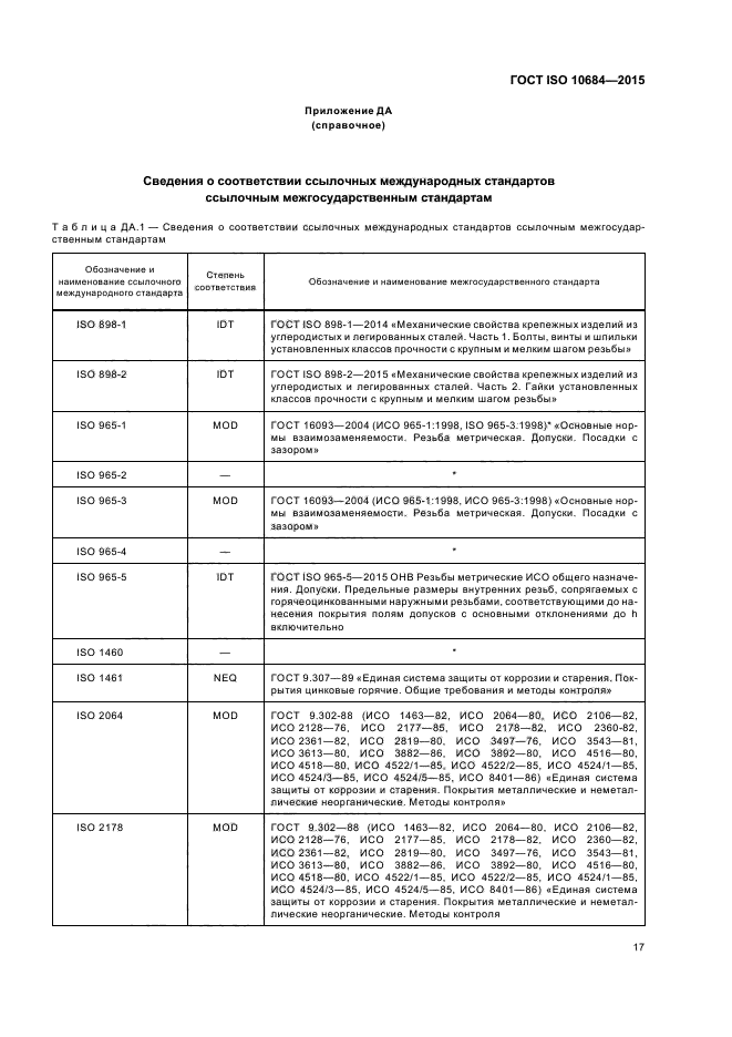 ГОСТ ISO 10684-2015