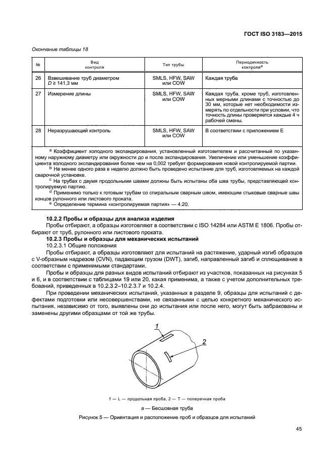 ГОСТ ISO 3183-2015