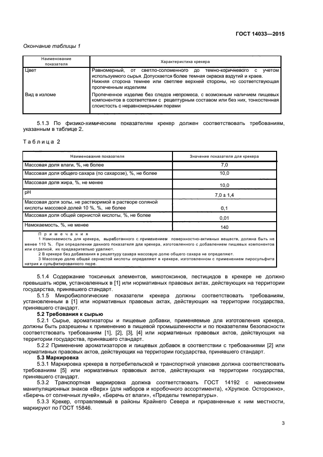 ГОСТ 14033-2015