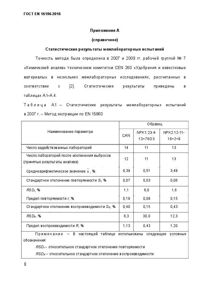 ГОСТ EN 16196-2016