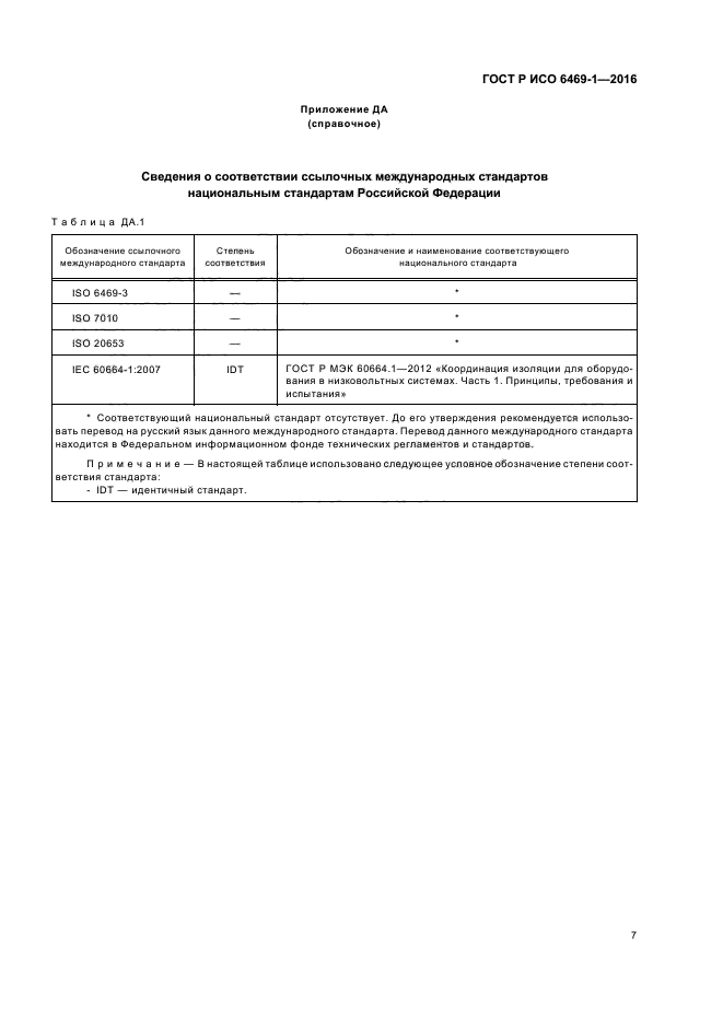 ГОСТ Р ИСО 6469-1-2016