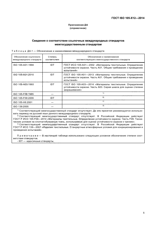 ГОСТ ISO 105-Х12-2014