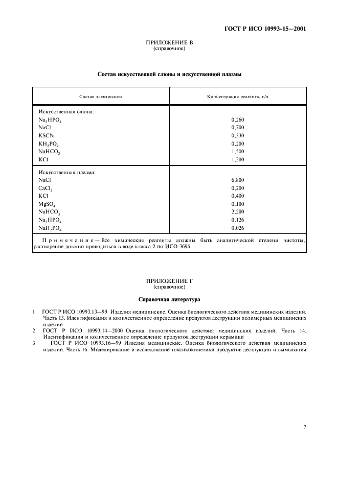 ГОСТ Р ИСО 10993-15-2001