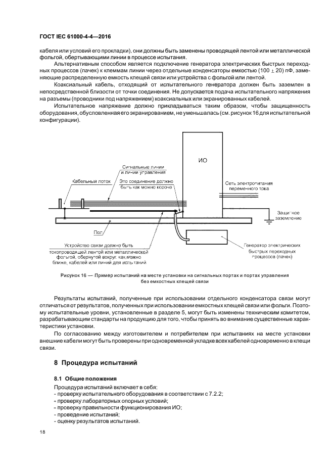 ГОСТ IEC 61000-4-4-2016