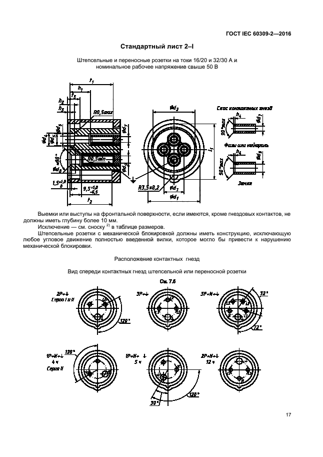 ГОСТ IEC 60309-2-2016