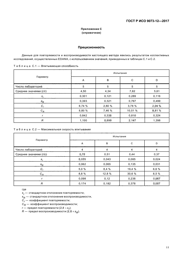 ГОСТ Р ИСО 9073-12-2017