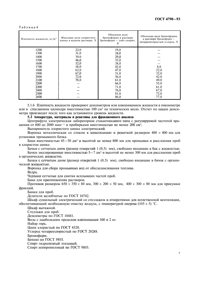 ГОСТ 4790-93