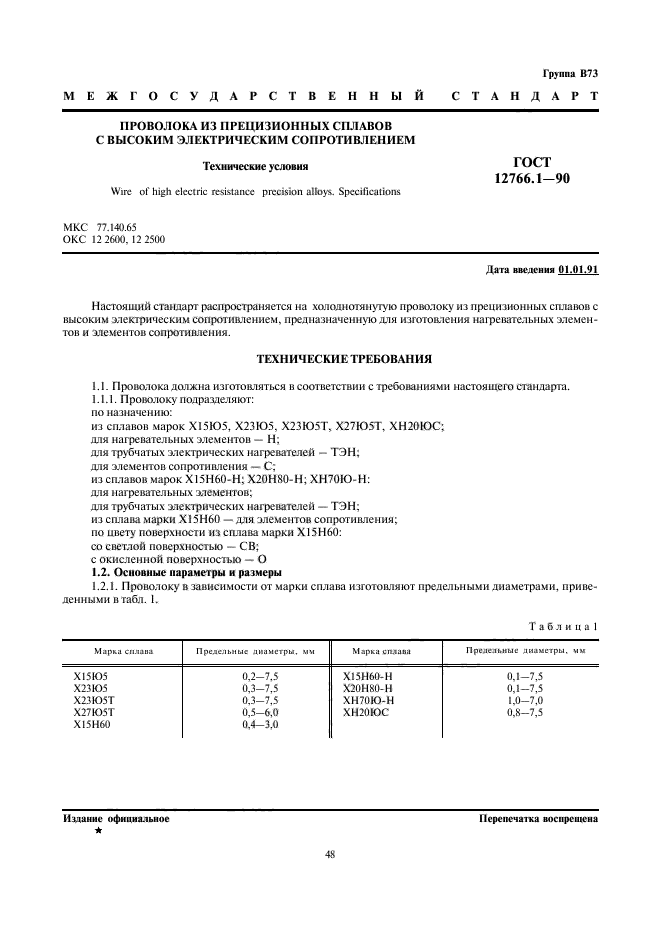 ГОСТ 12766.1-90