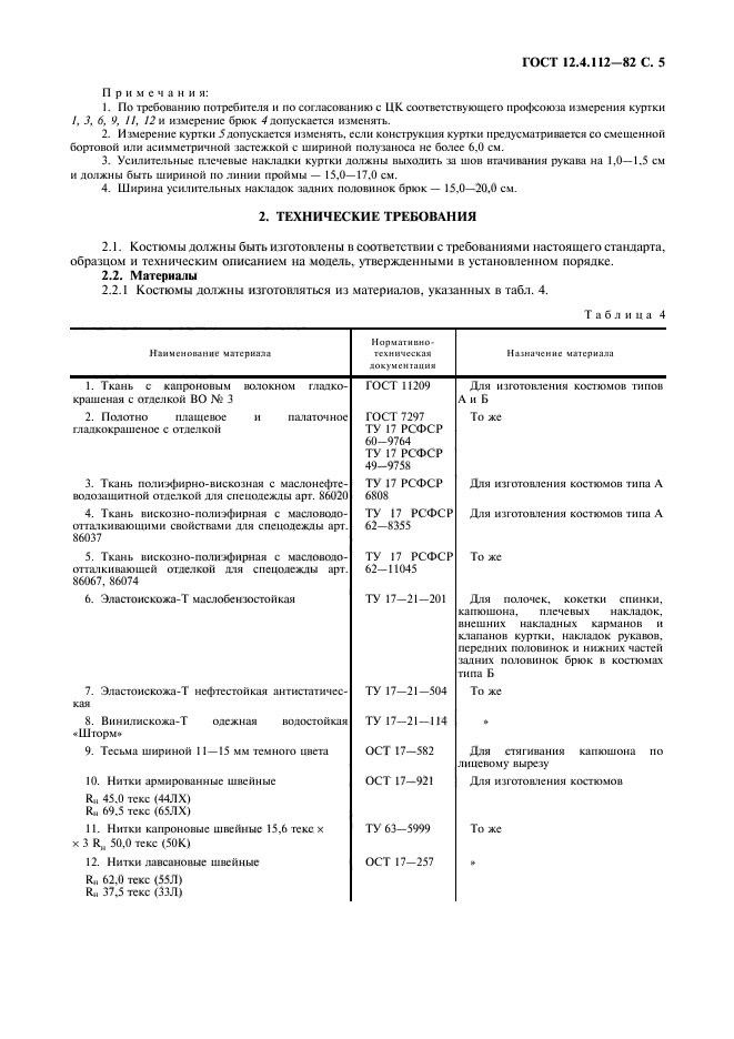 ГОСТ 12.4.112-82