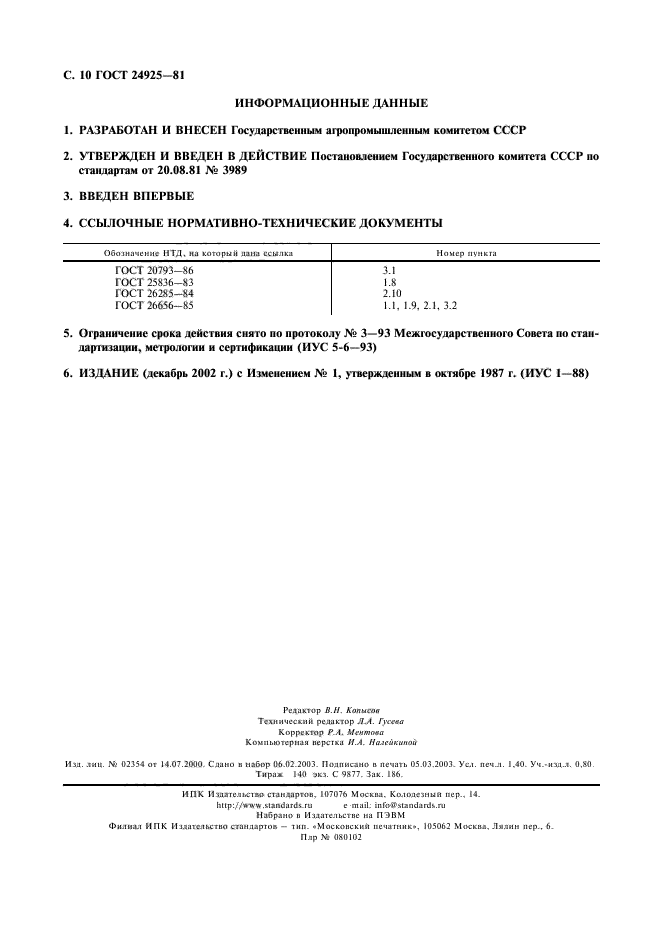 ГОСТ 24925-81