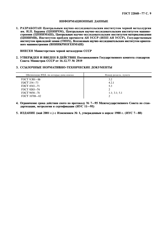 ГОСТ 22848-77