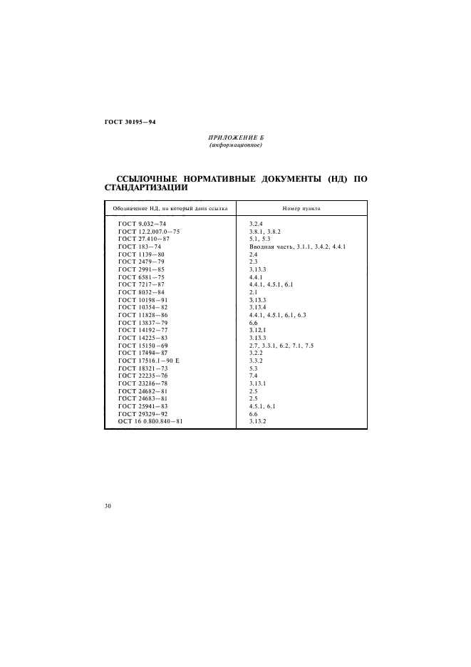 ГОСТ 30195-94