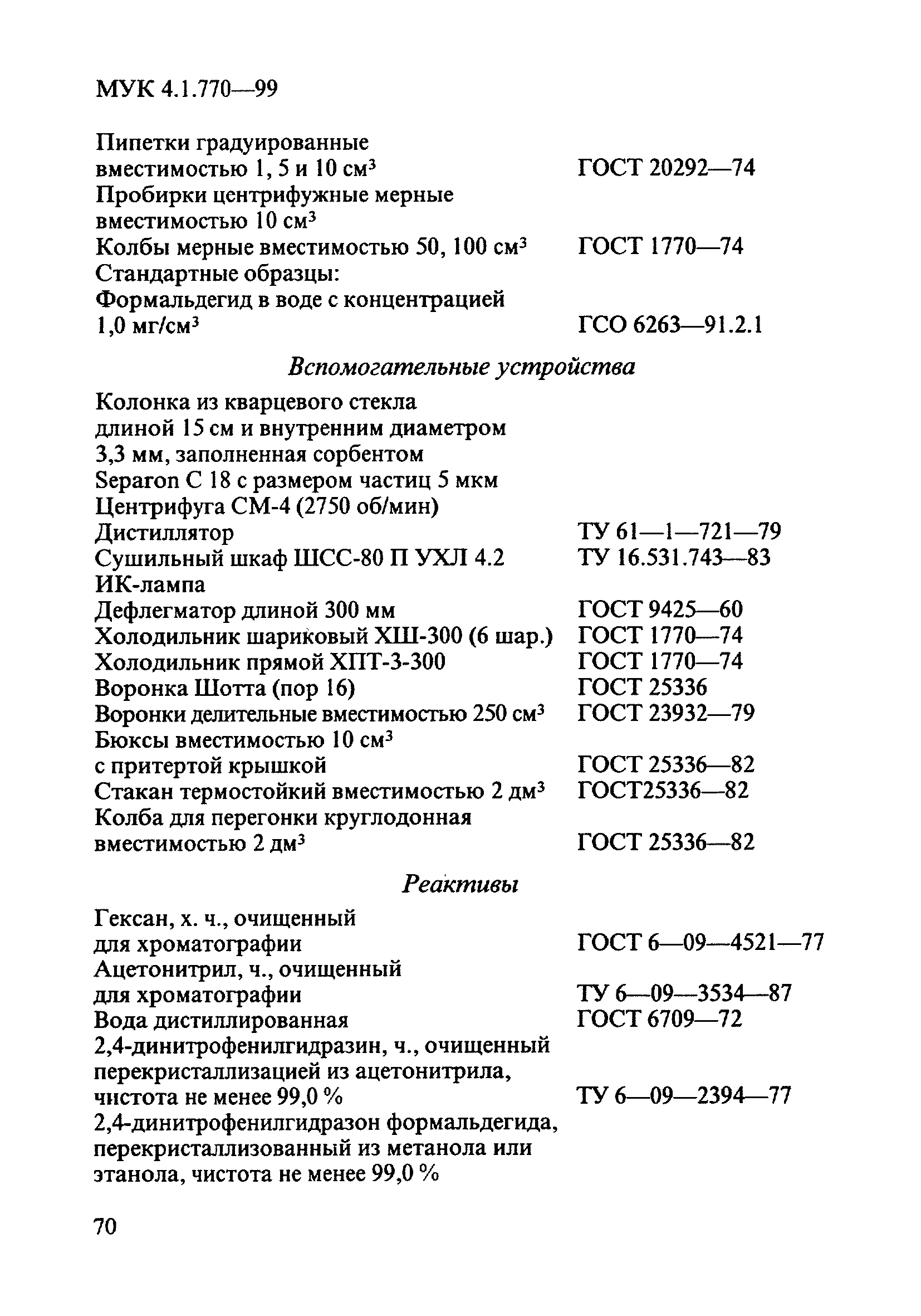 МУК 4.1.770-99