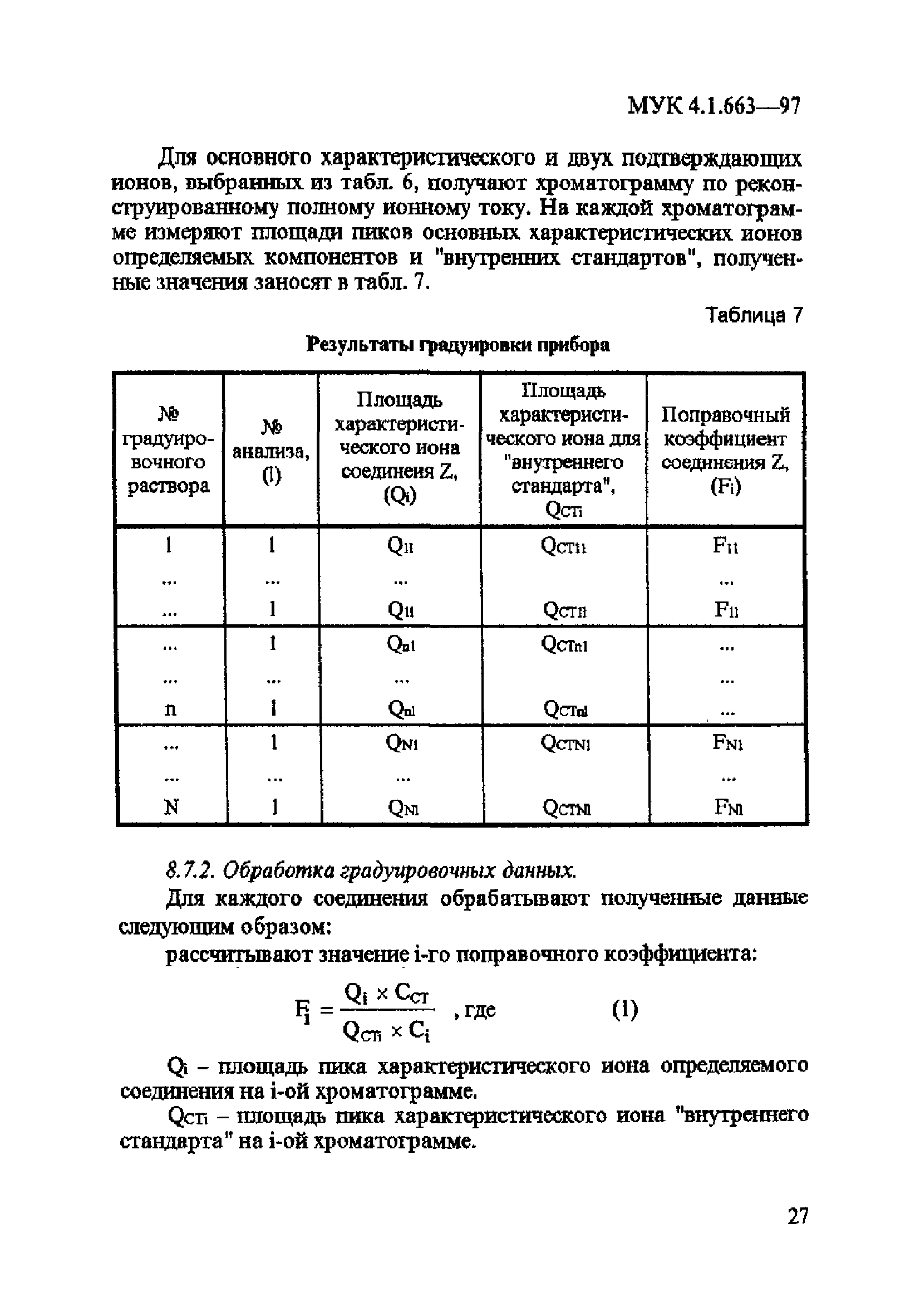 МУК 4.1.663-97