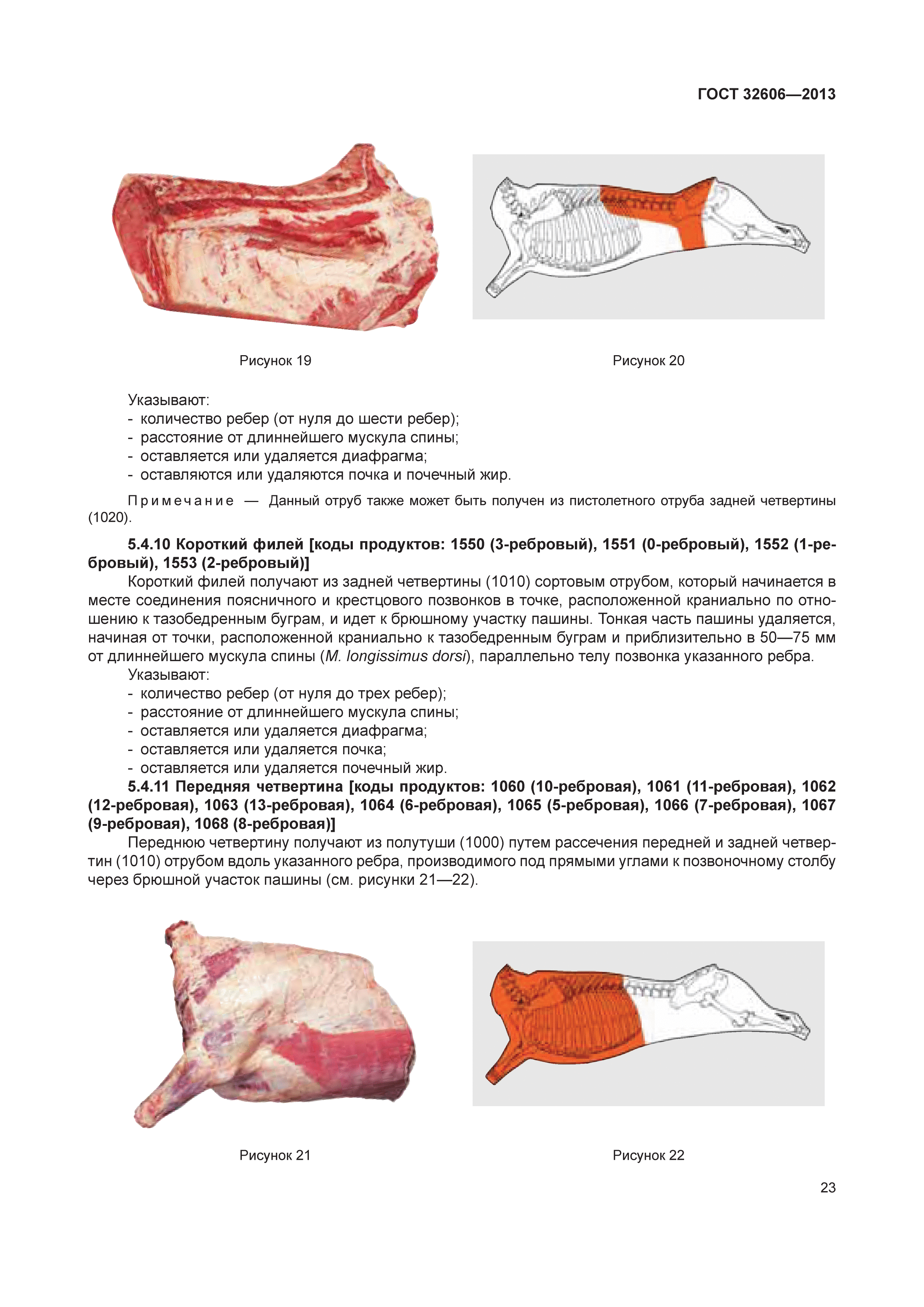 Спецификация на мясо свинины образец