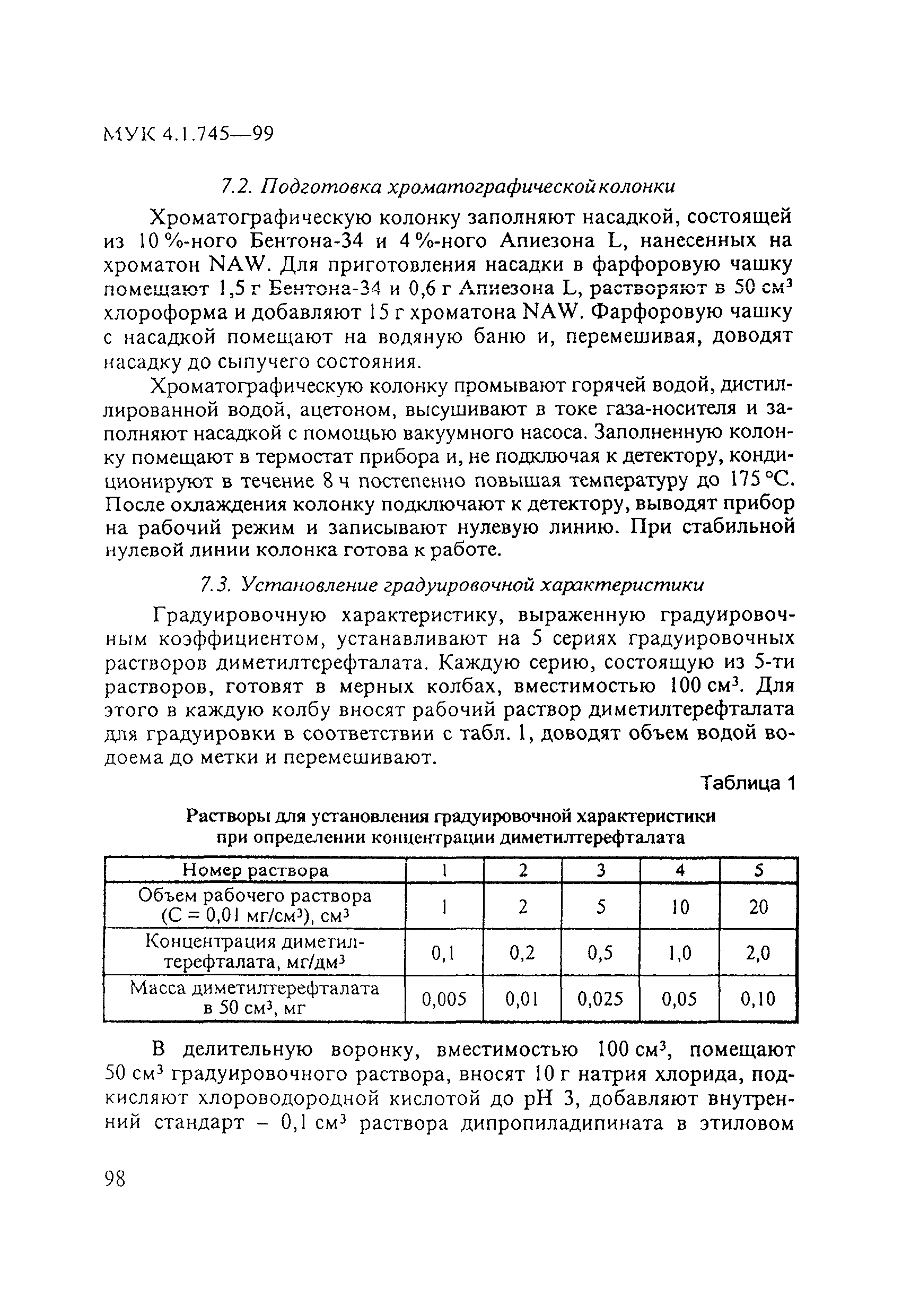 МУК 4.1.745-99