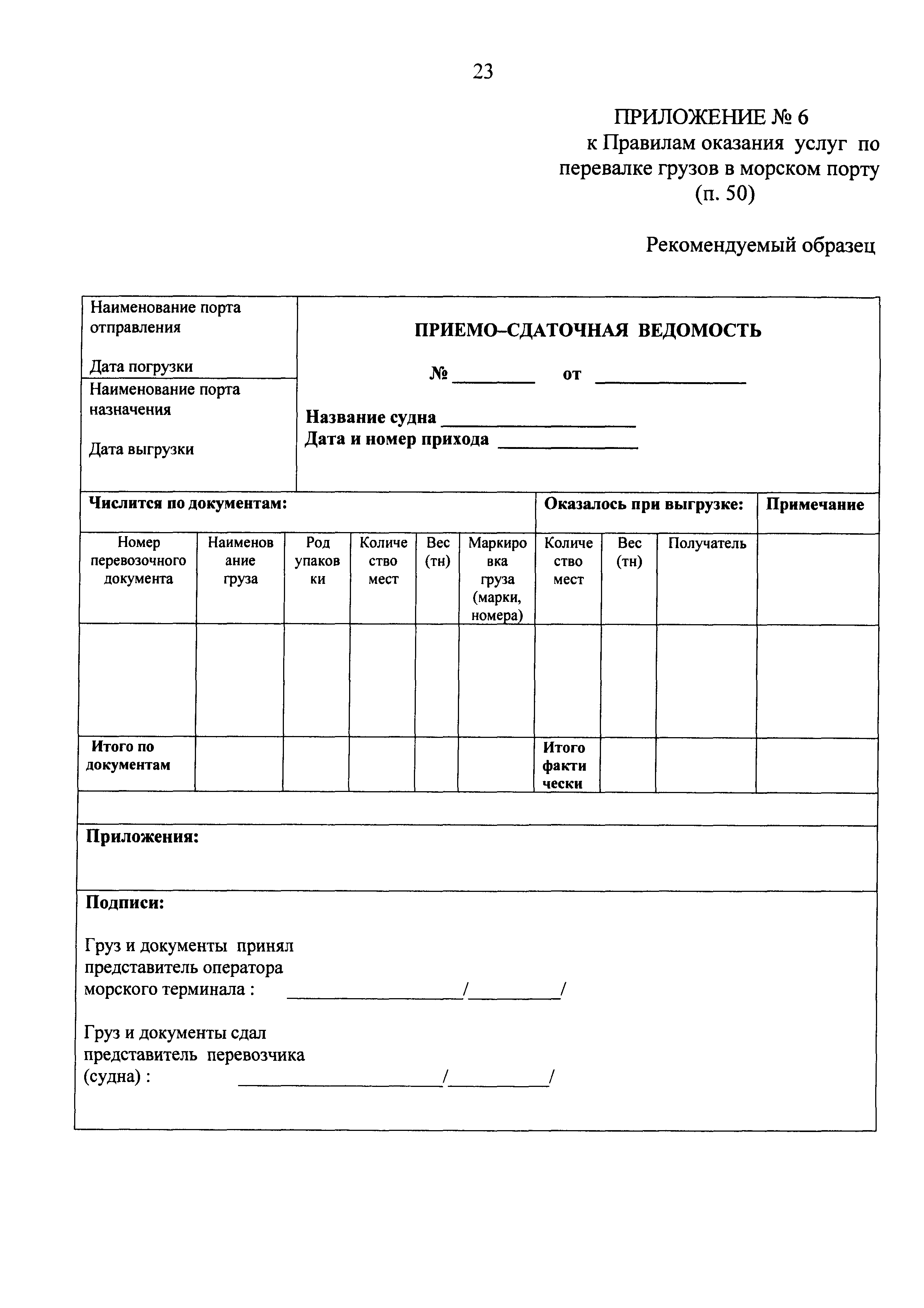 Приемо сдаточная накладная образец