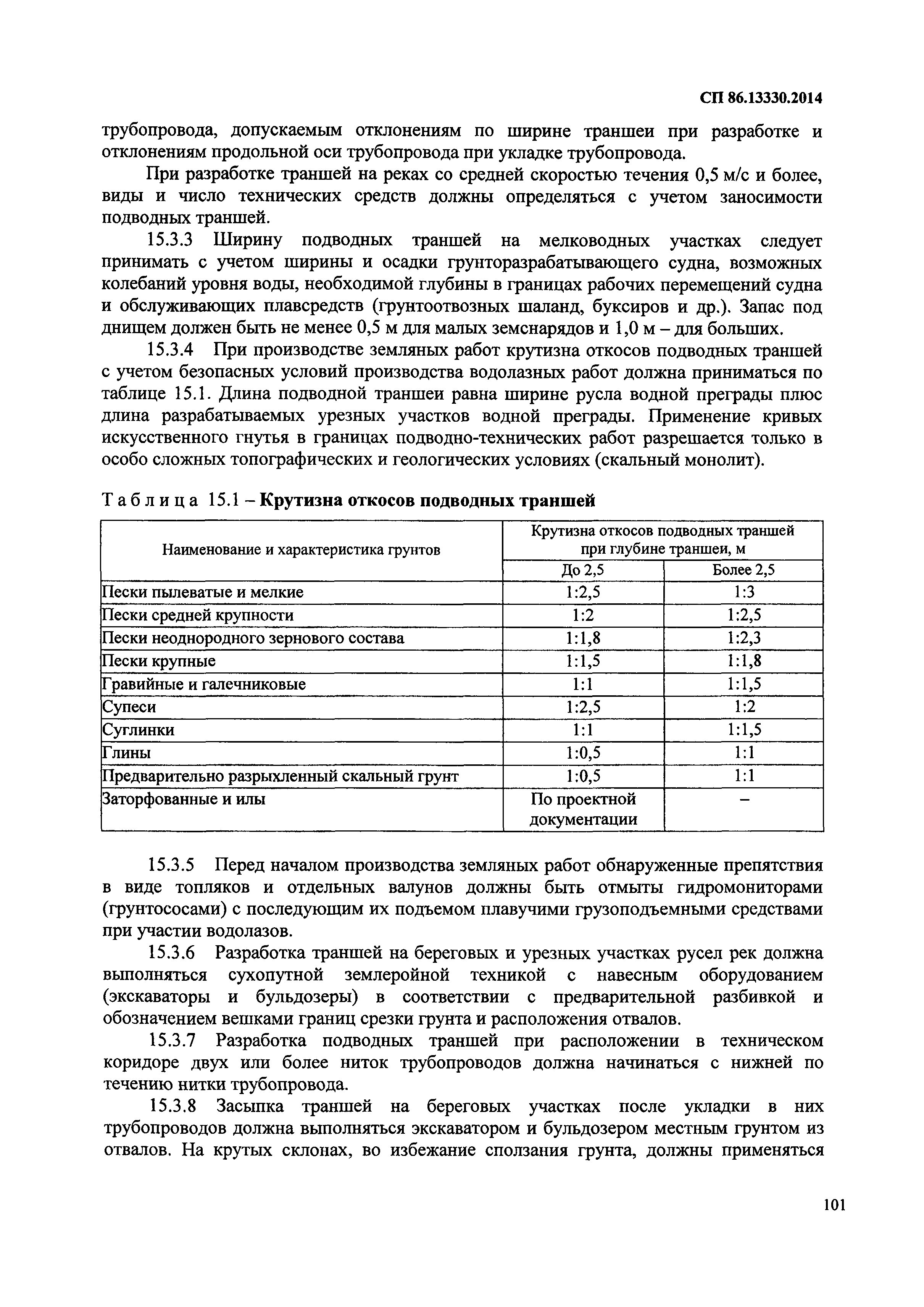 СП 86.13330.2014