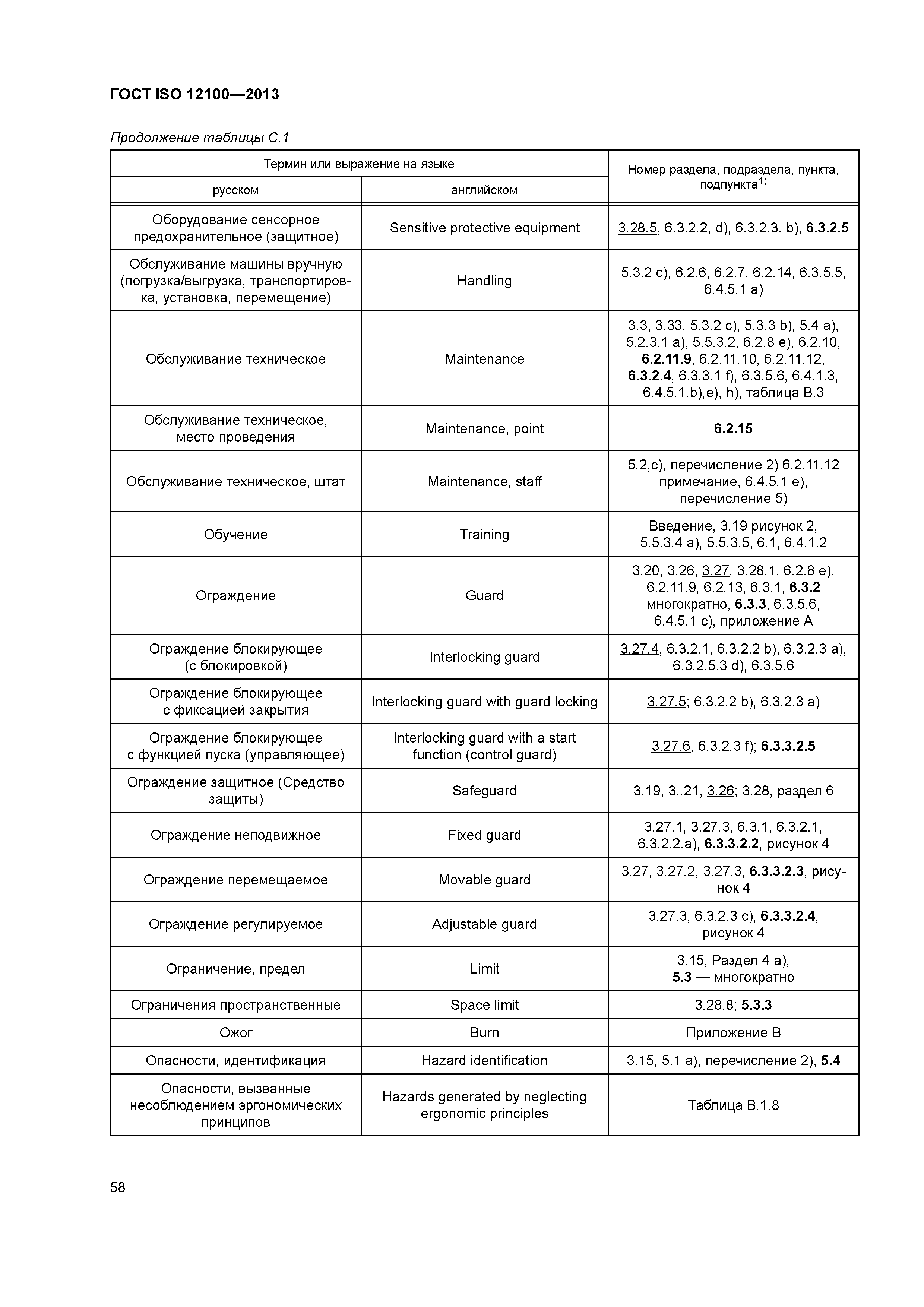 ГОСТ ISO 12100-2013