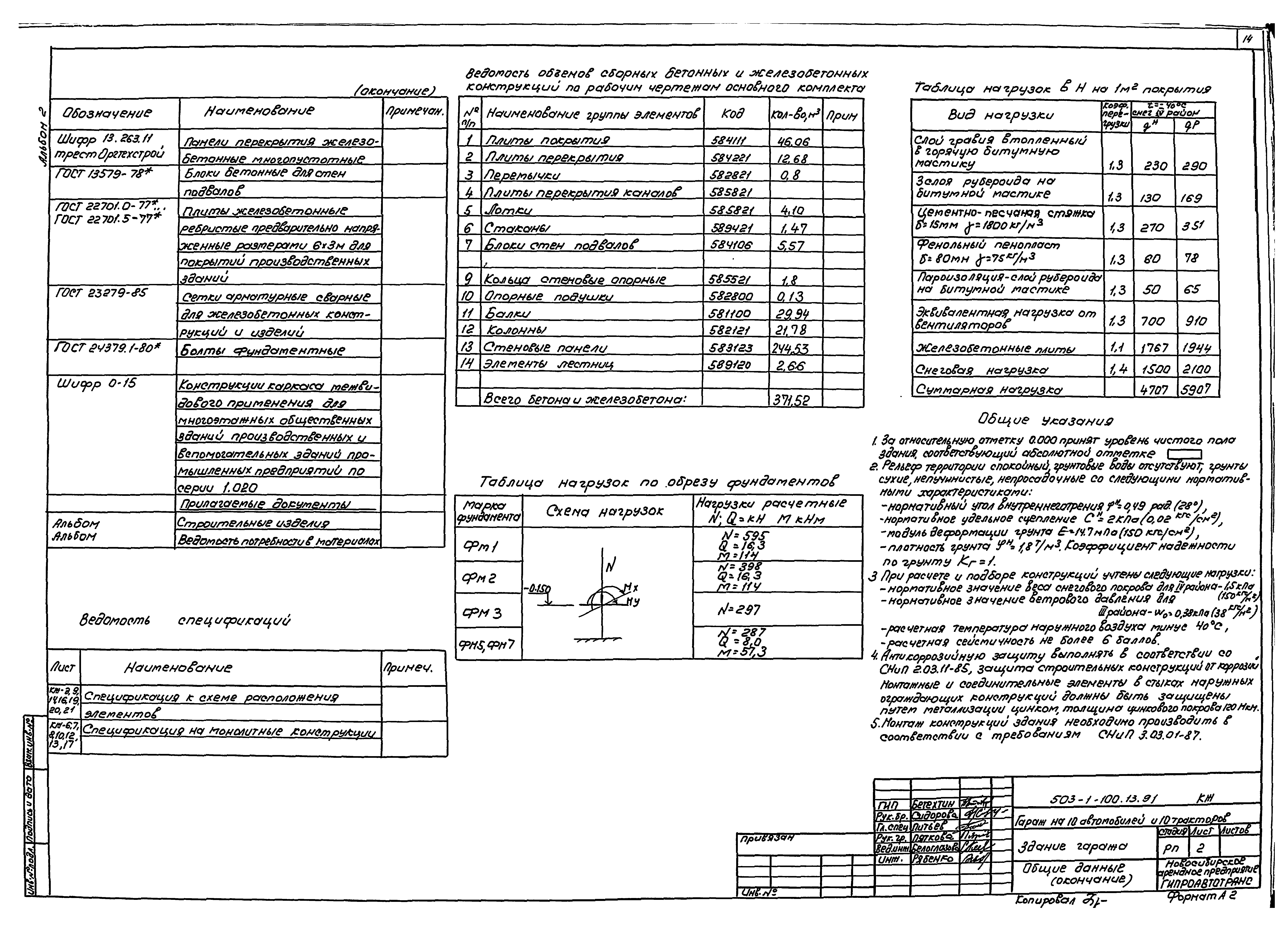 Типовой проект 503-1-100.13.91