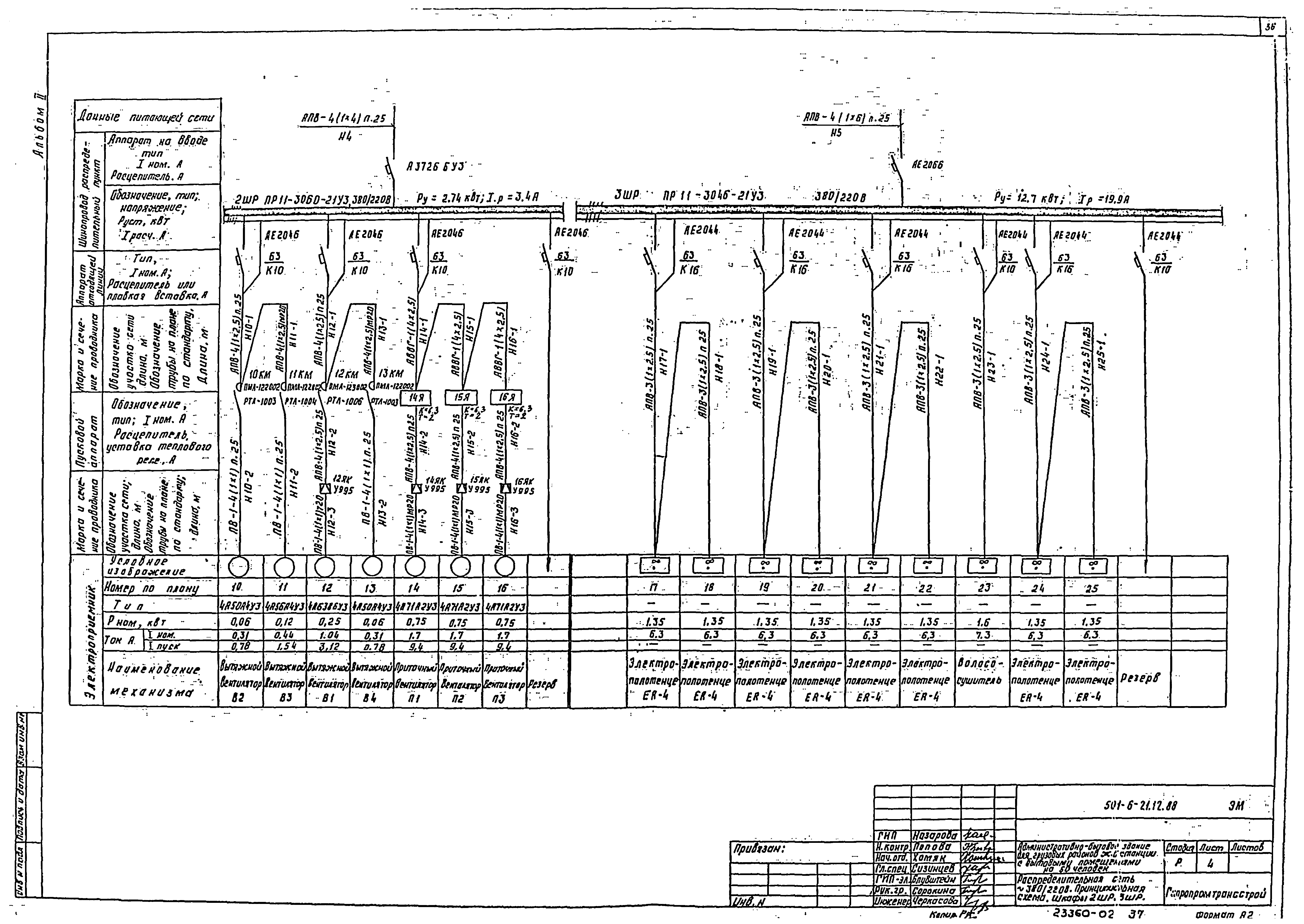 Типовой проект 501-6-21.12.88