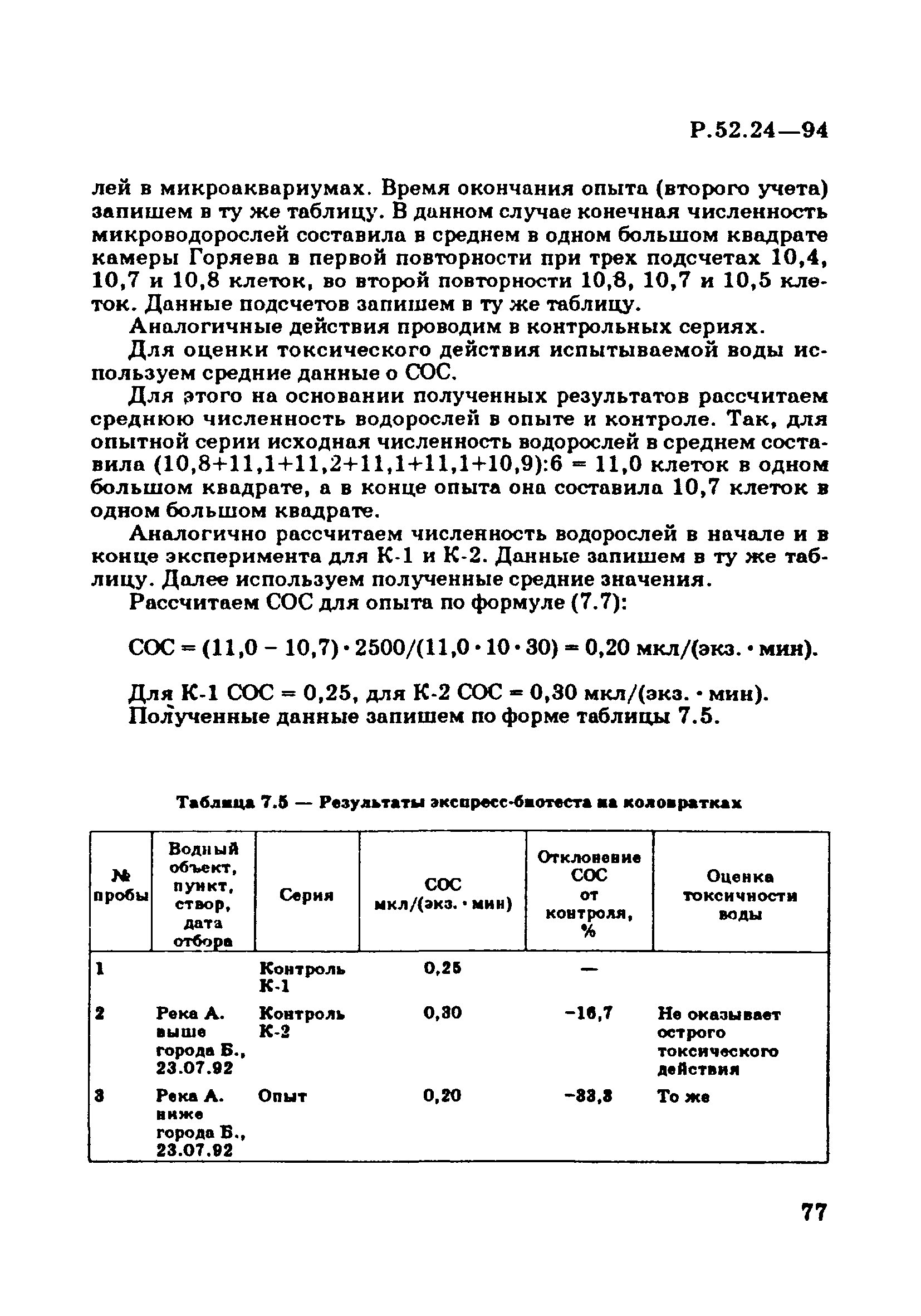 Р 52.24.566-94