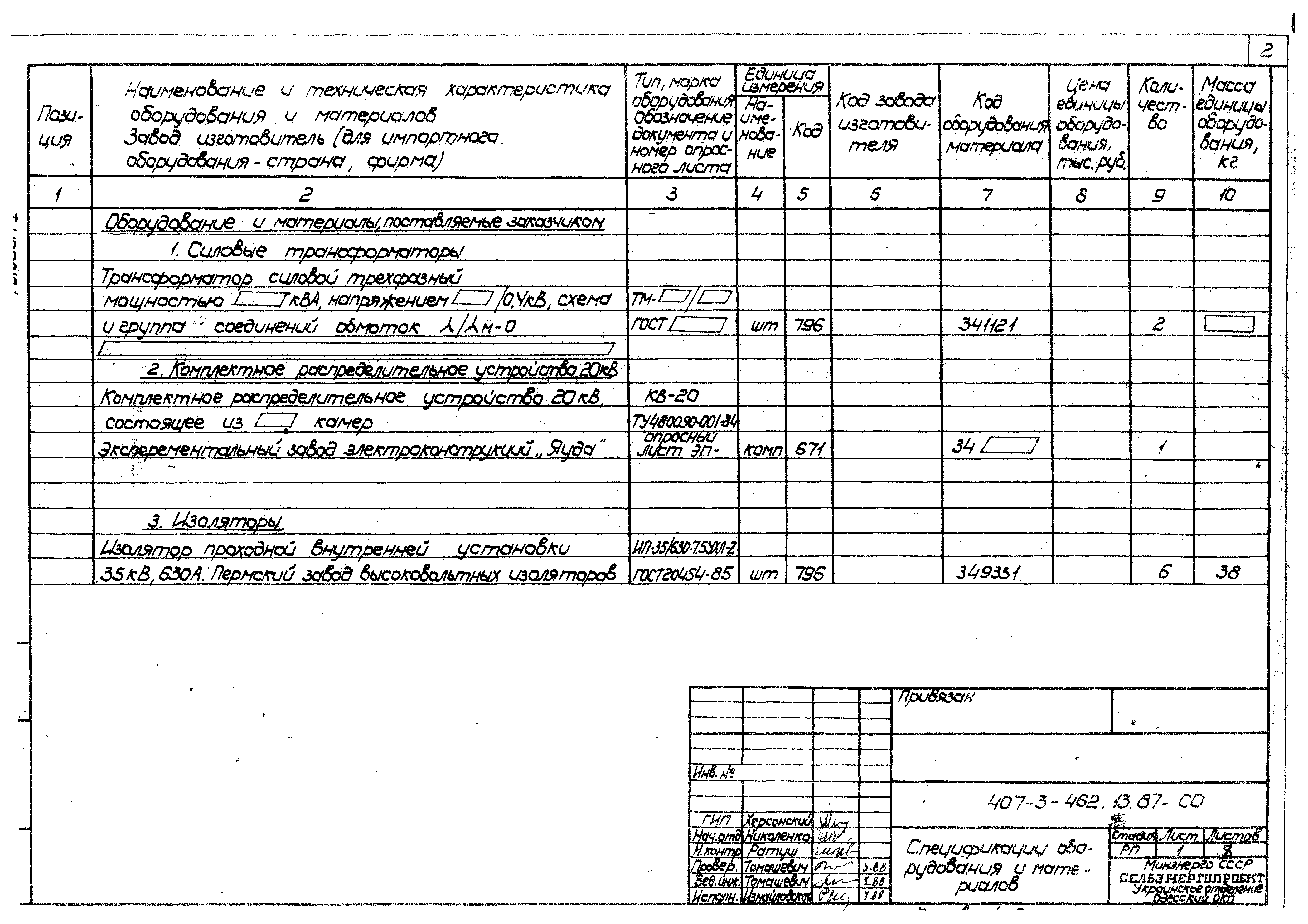 Типовой проект 407-3-462.13.87