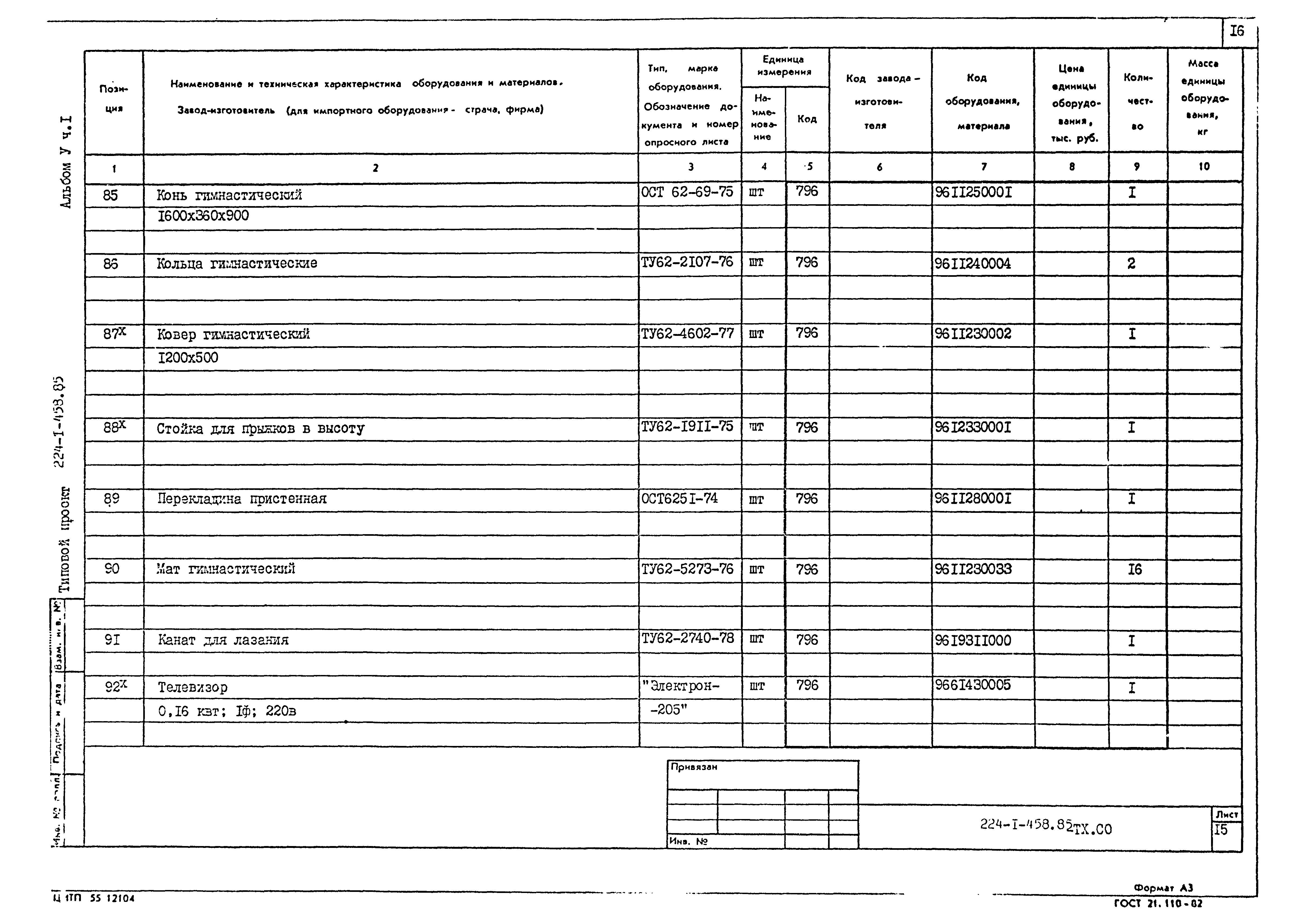 Типовой проект 224-1-458.85