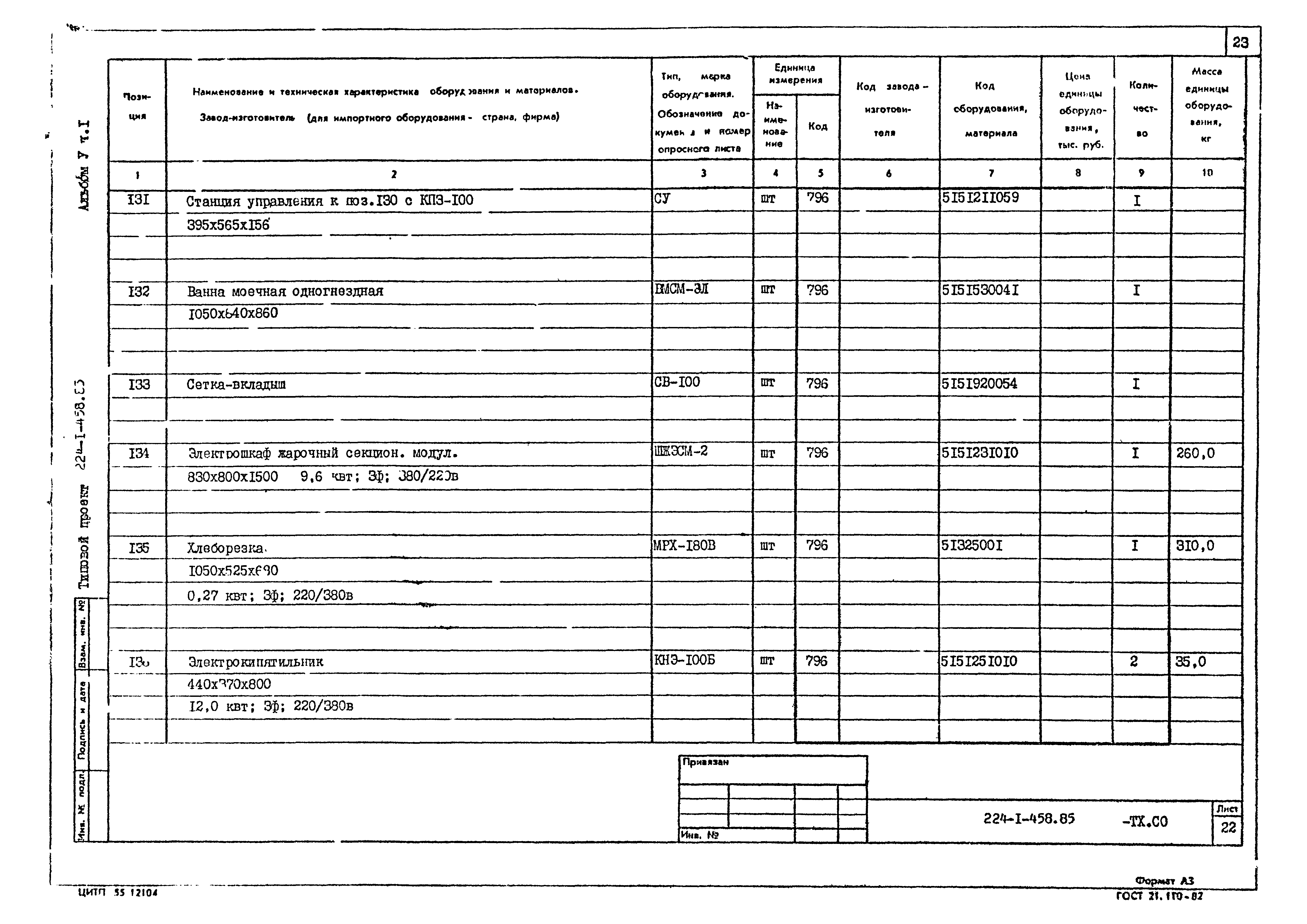 Типовой проект 224-1-458.85