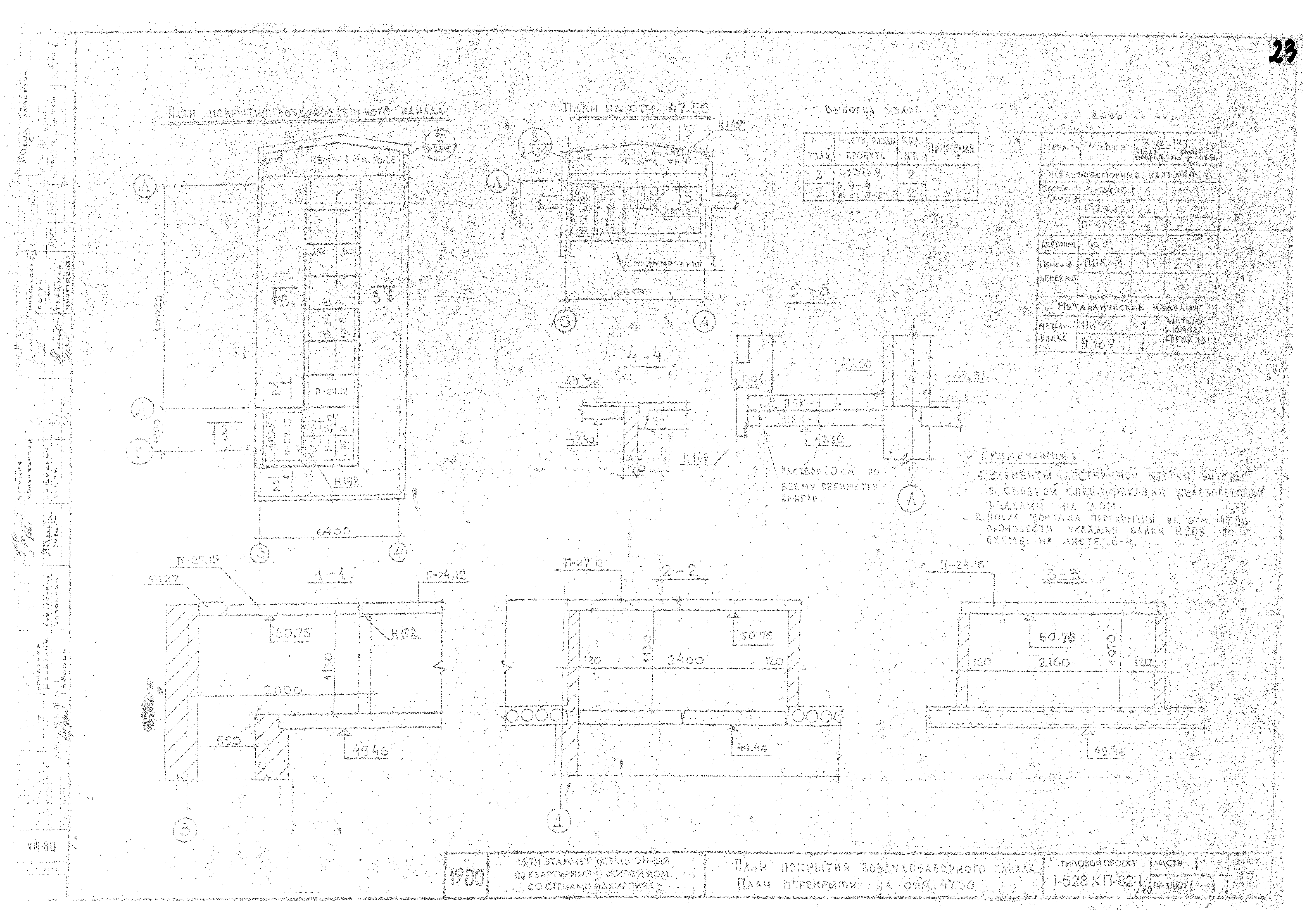 Типовой проект 1-528 КП-82-1/80