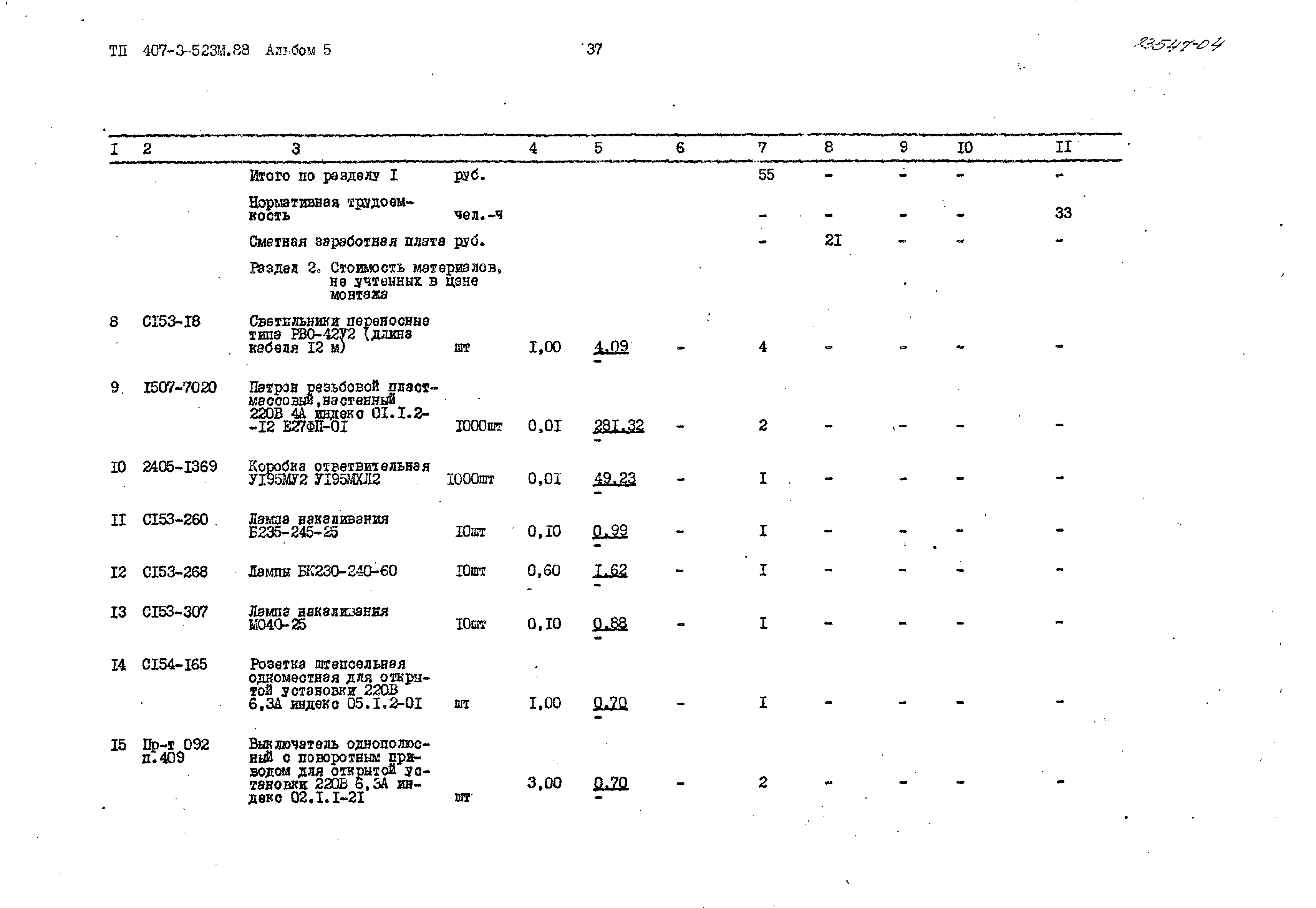 Типовой проект 407-3-523м.88