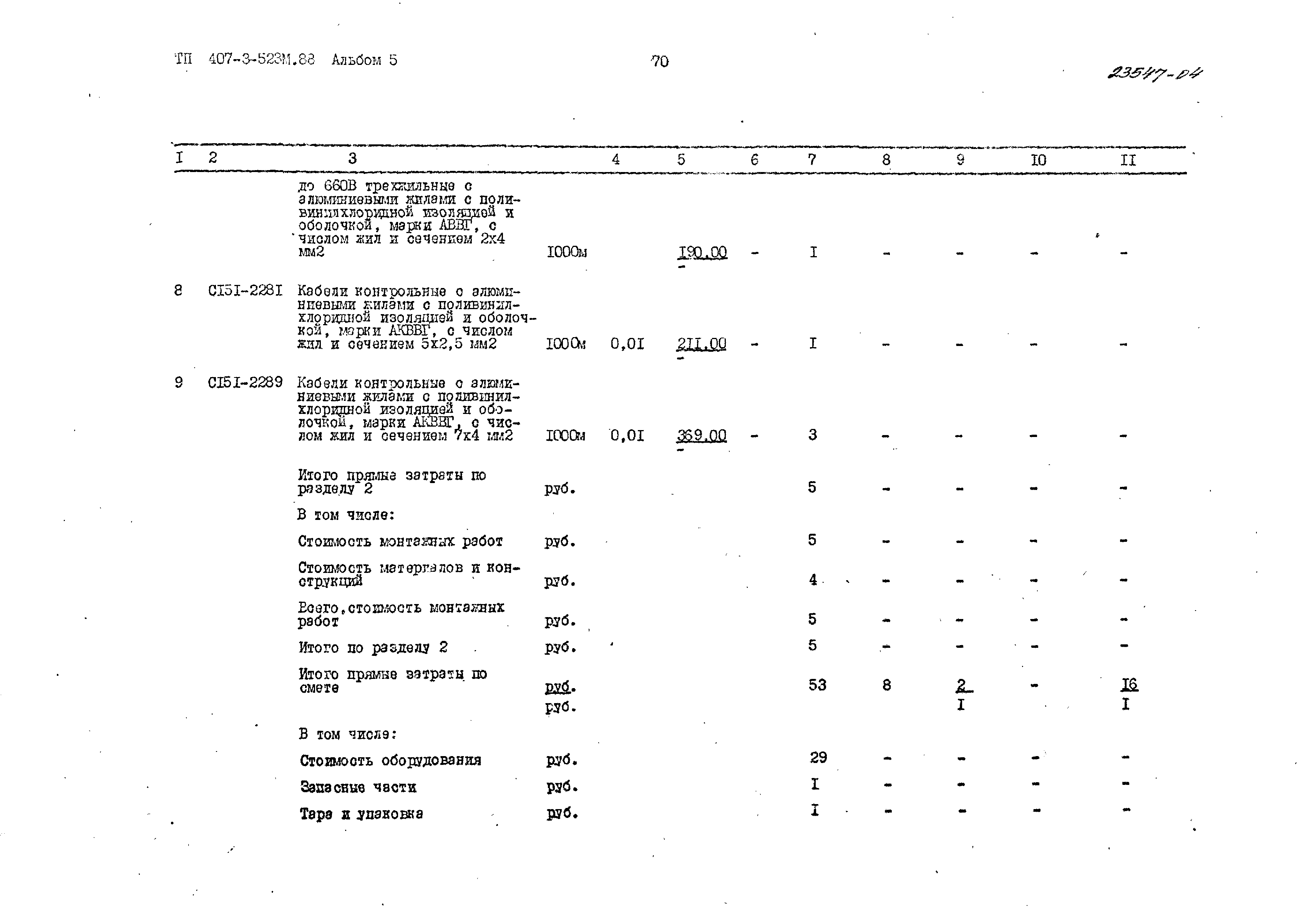 Типовой проект 407-3-523м.88