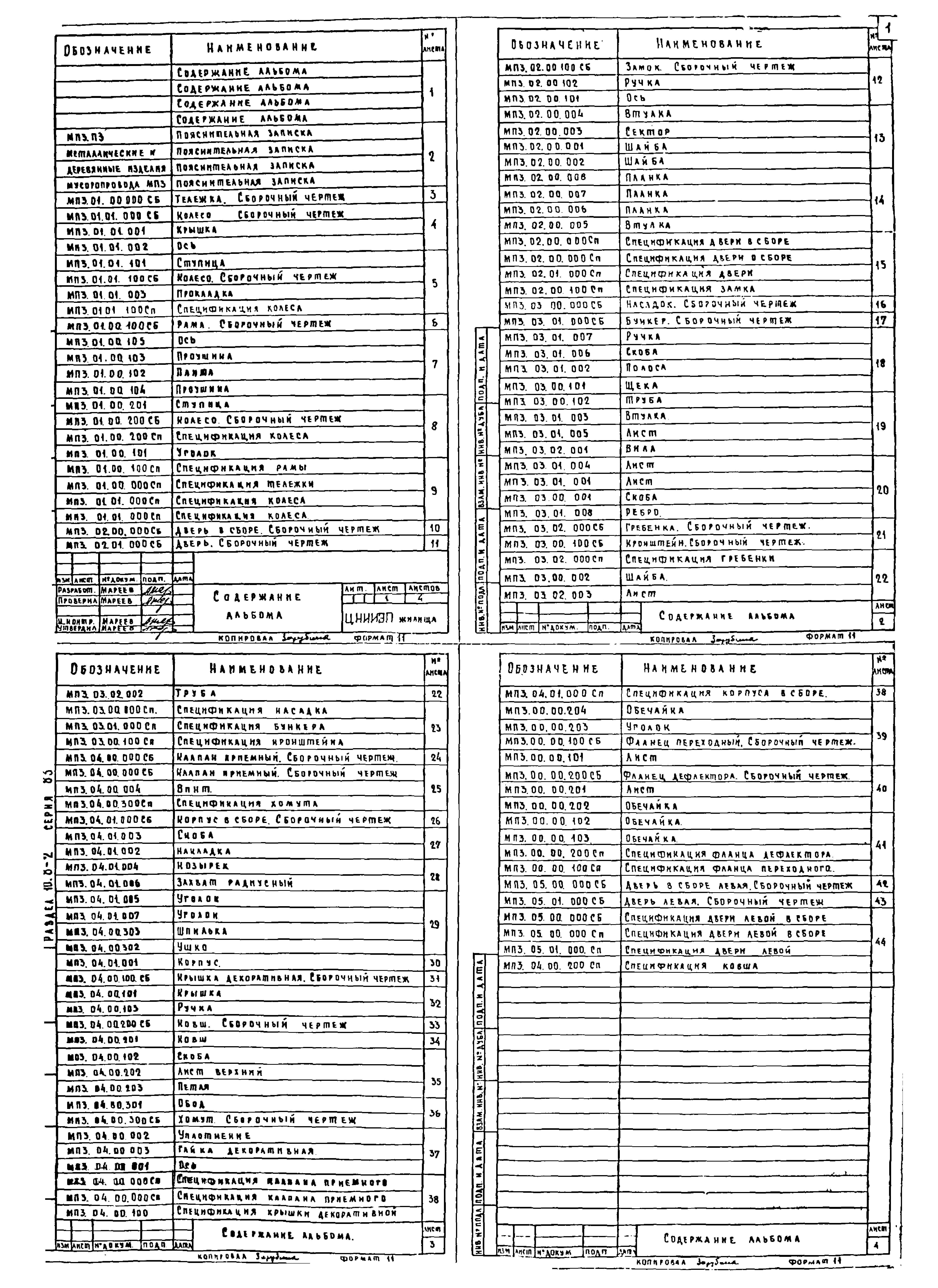 Типовой проект 85-012/1.2