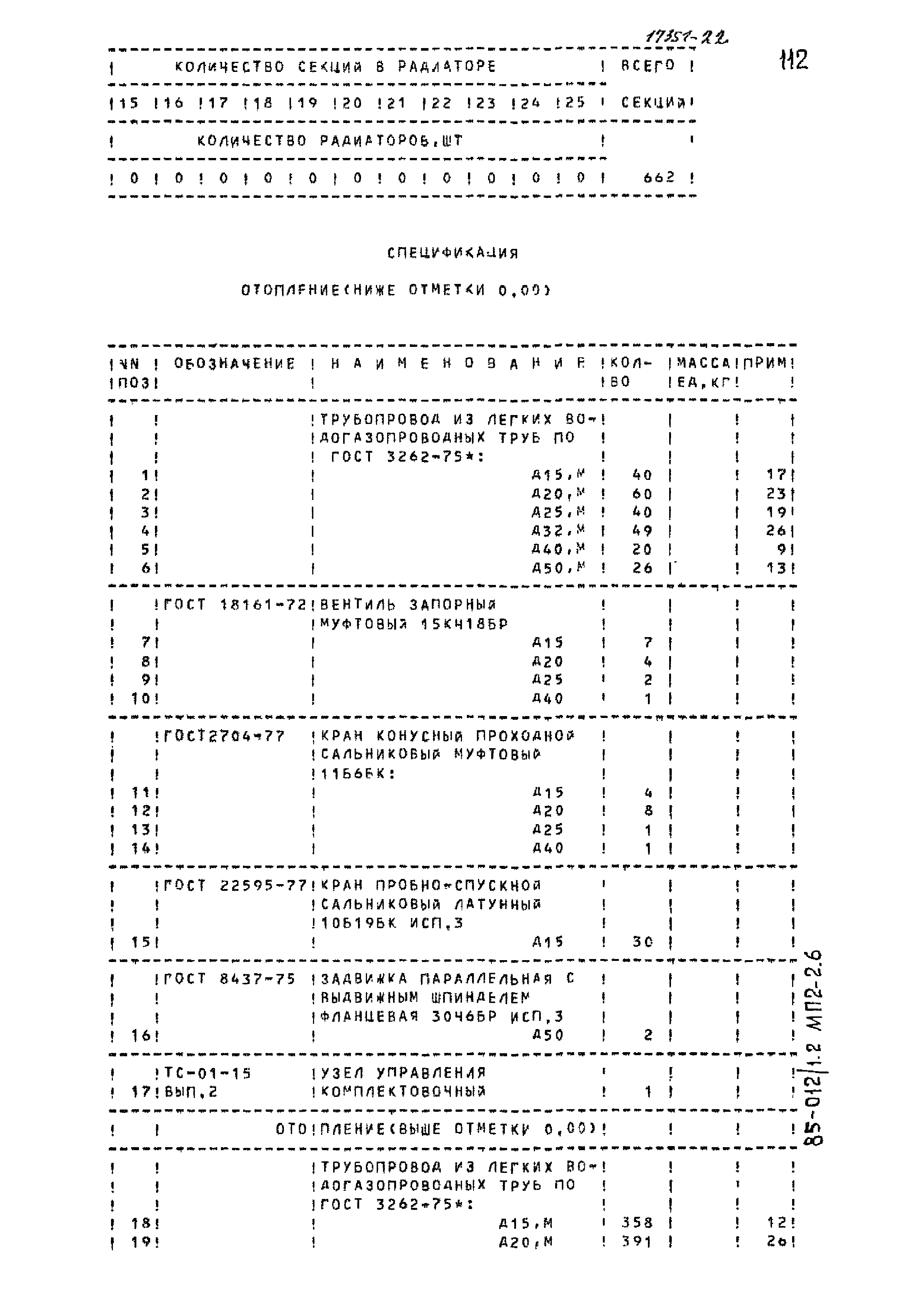 Типовой проект 85-012/1.2