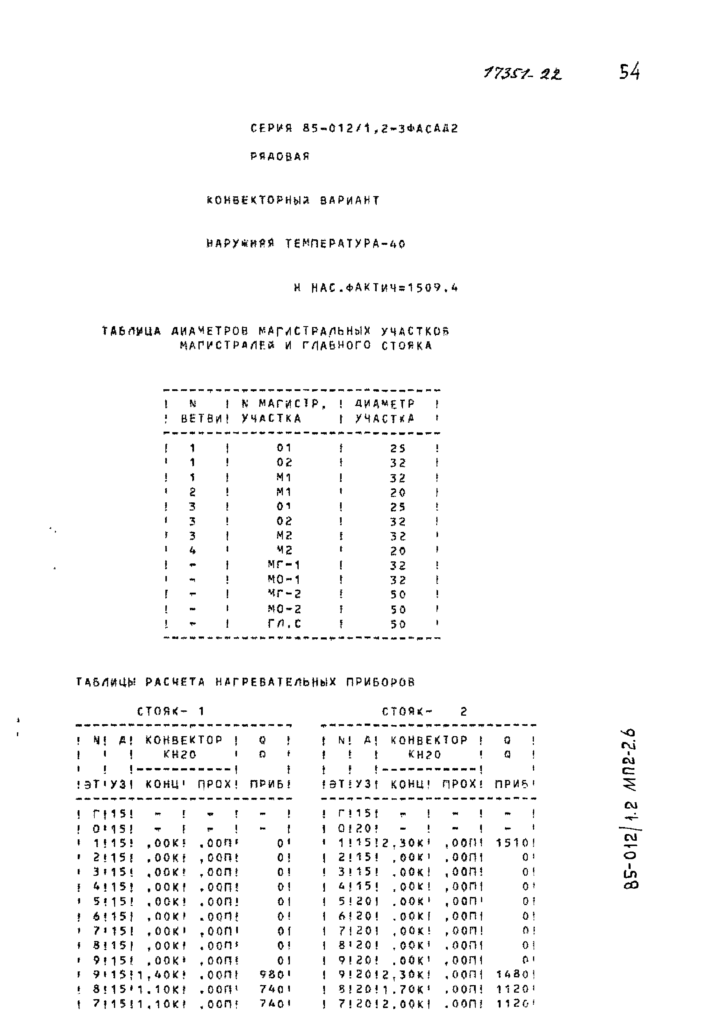 Типовой проект 85-012/1.2