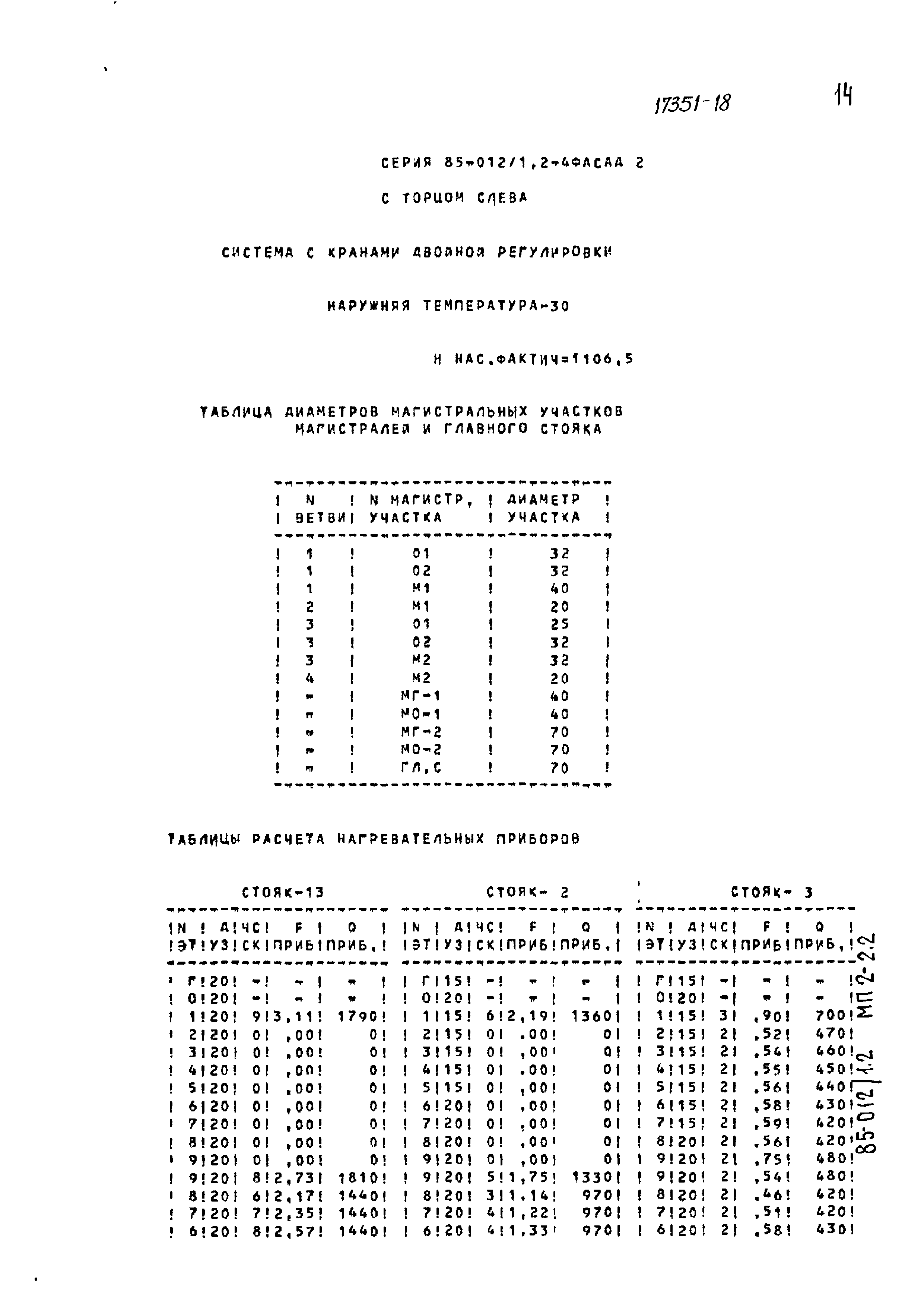 Типовой проект 85-012/1.2