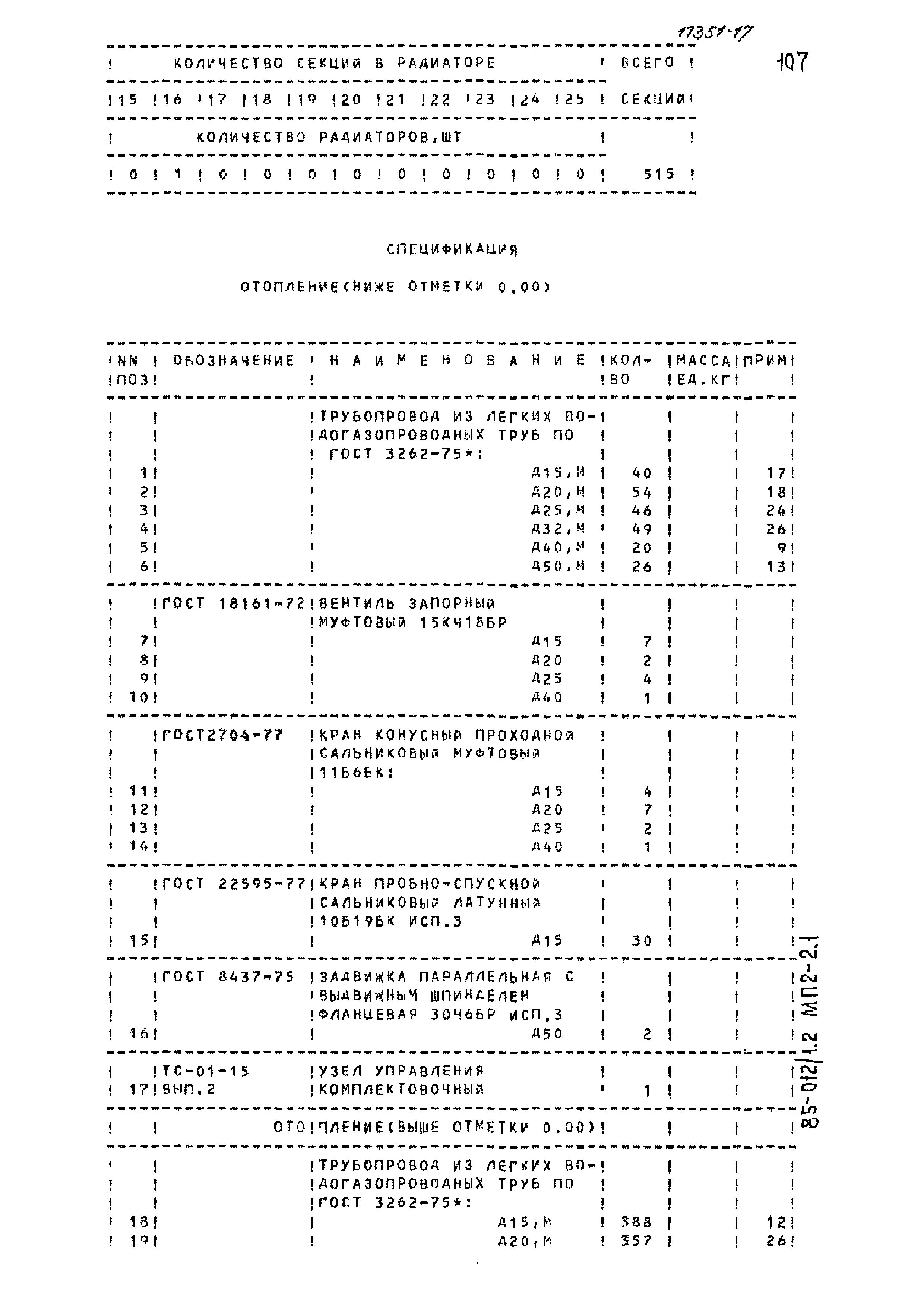 Типовой проект 85-012/1.2