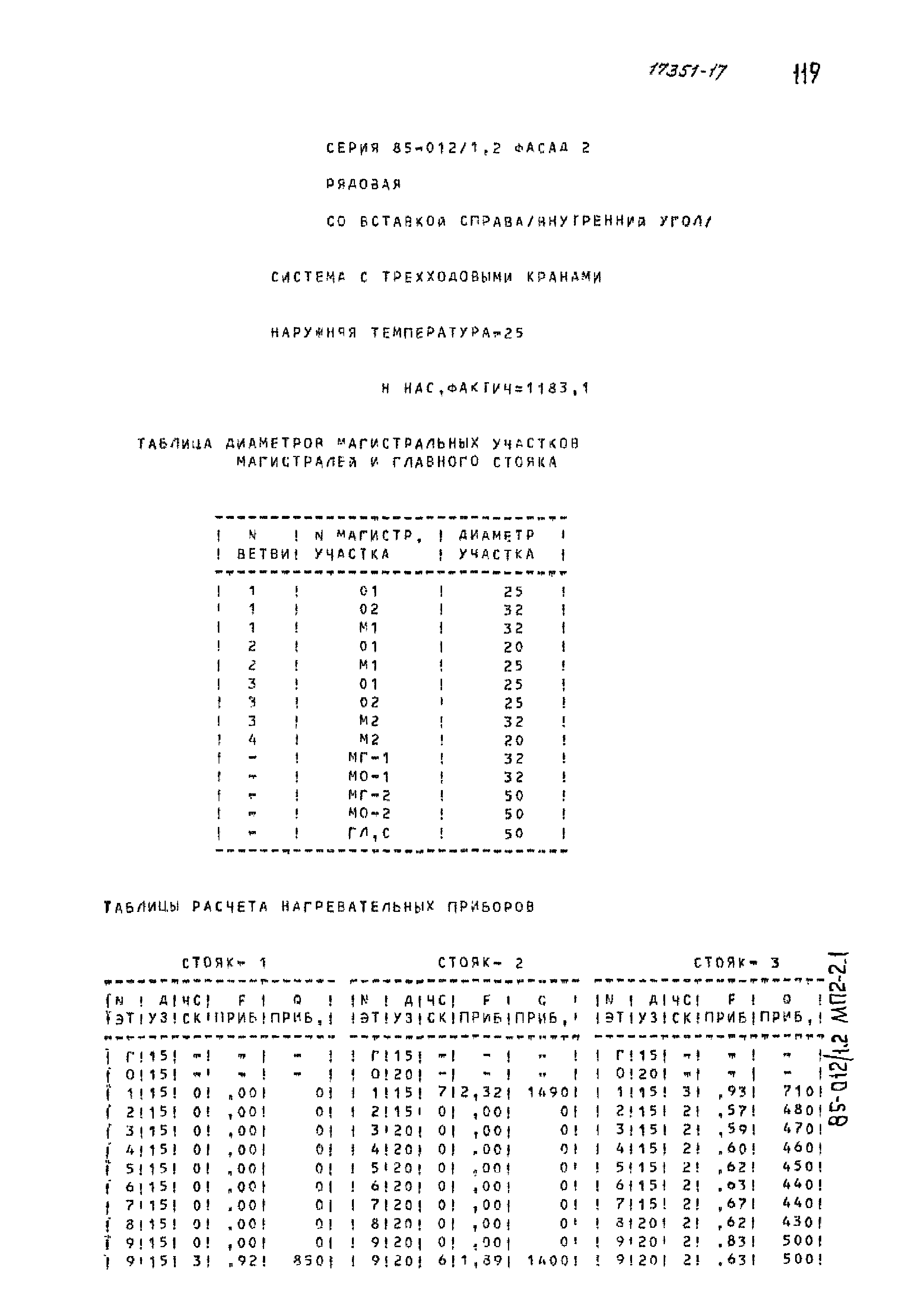 Типовой проект 85-012/1.2