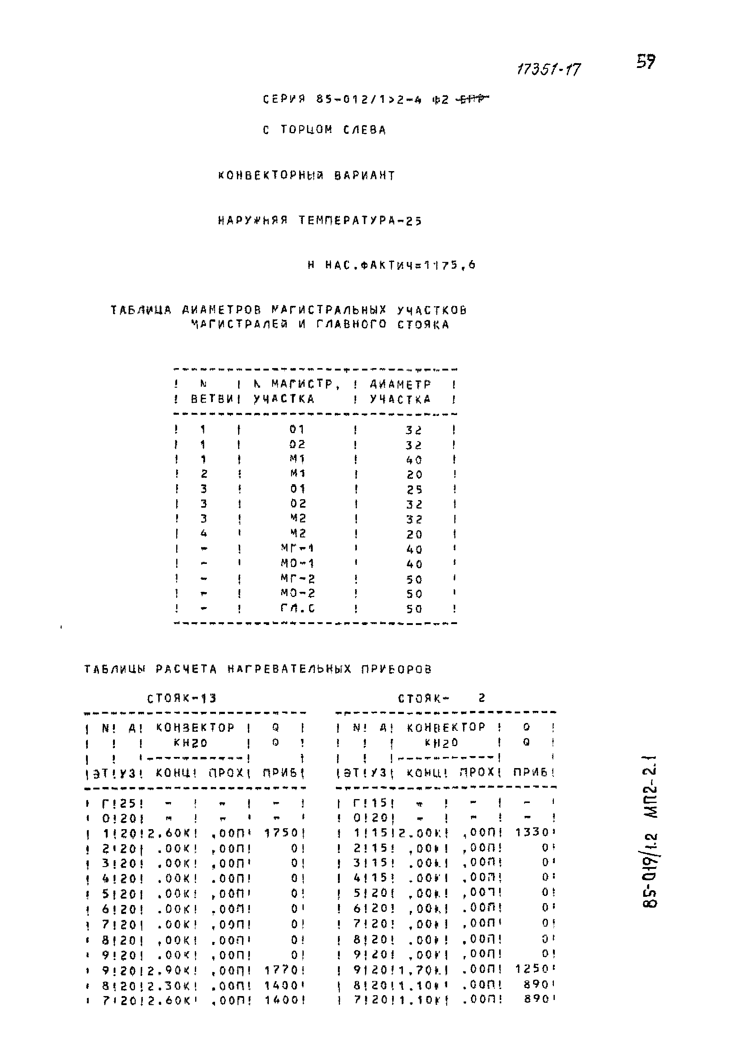 Типовой проект 85-012/1.2