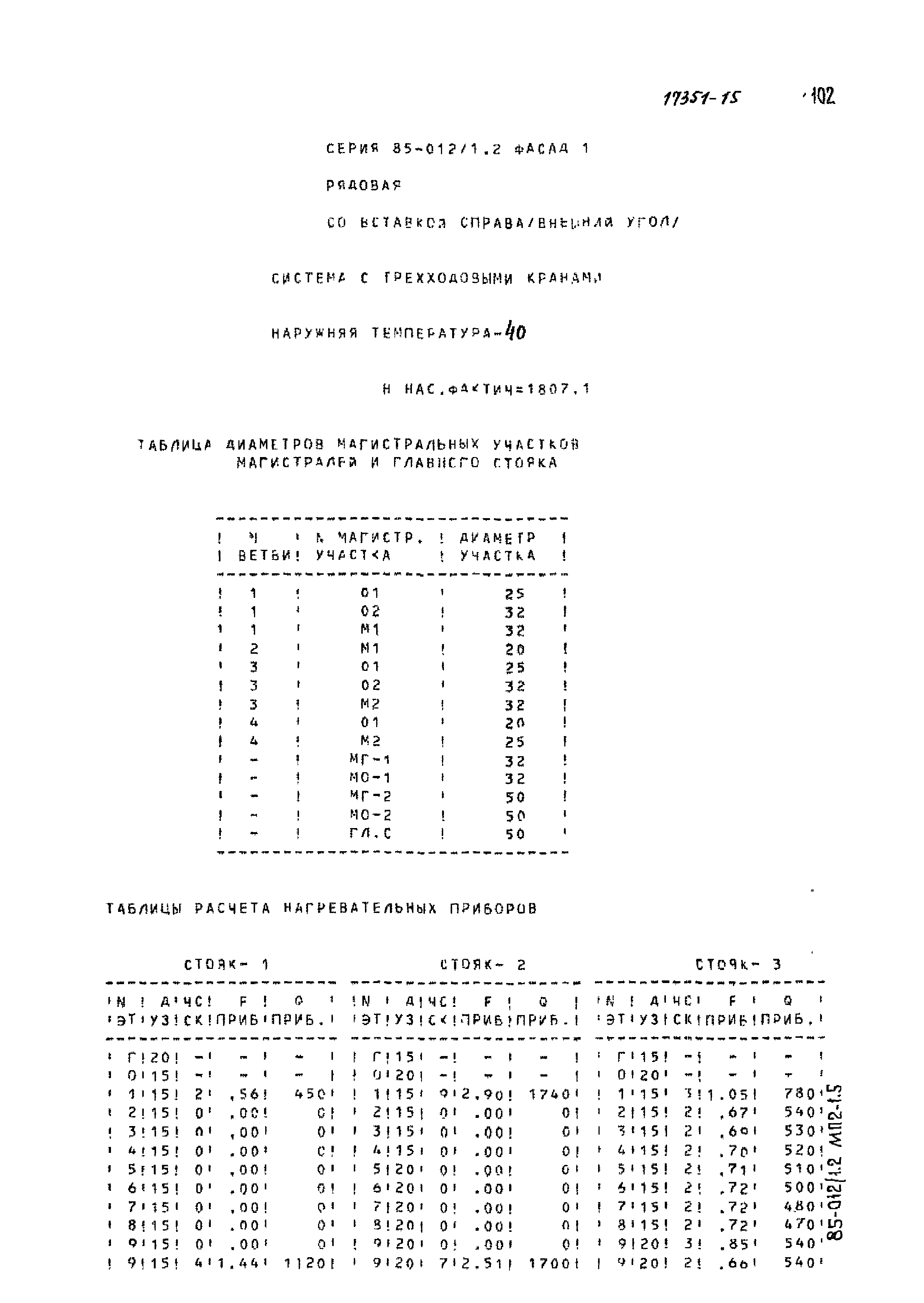 Типовой проект 85-012/1.2