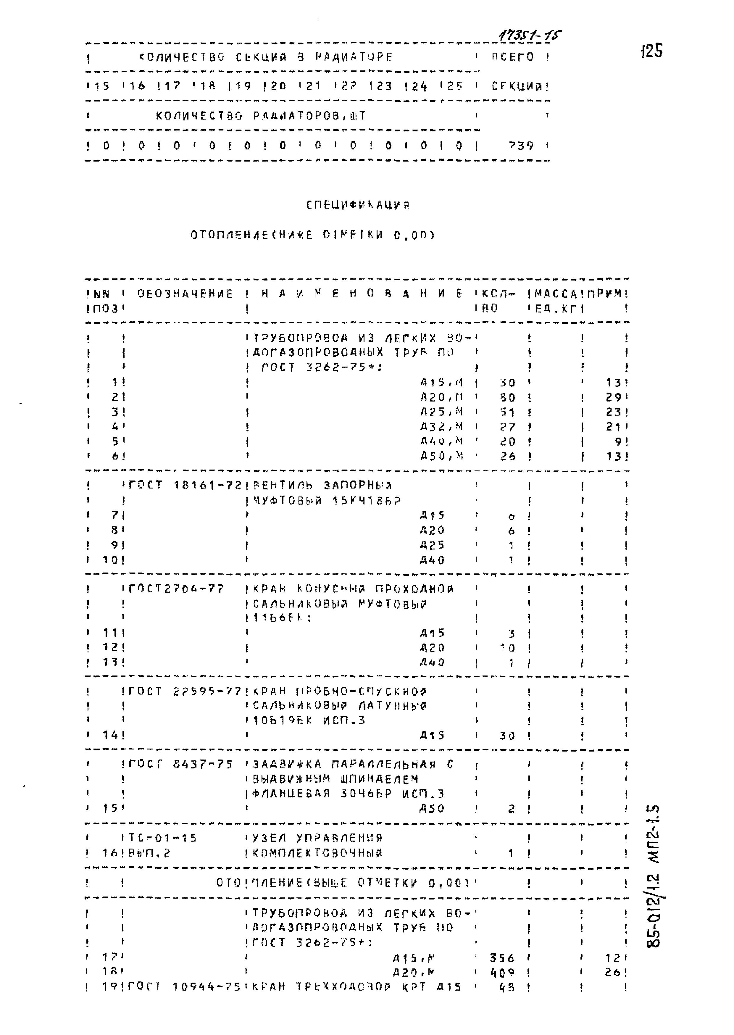 Типовой проект 85-012/1.2