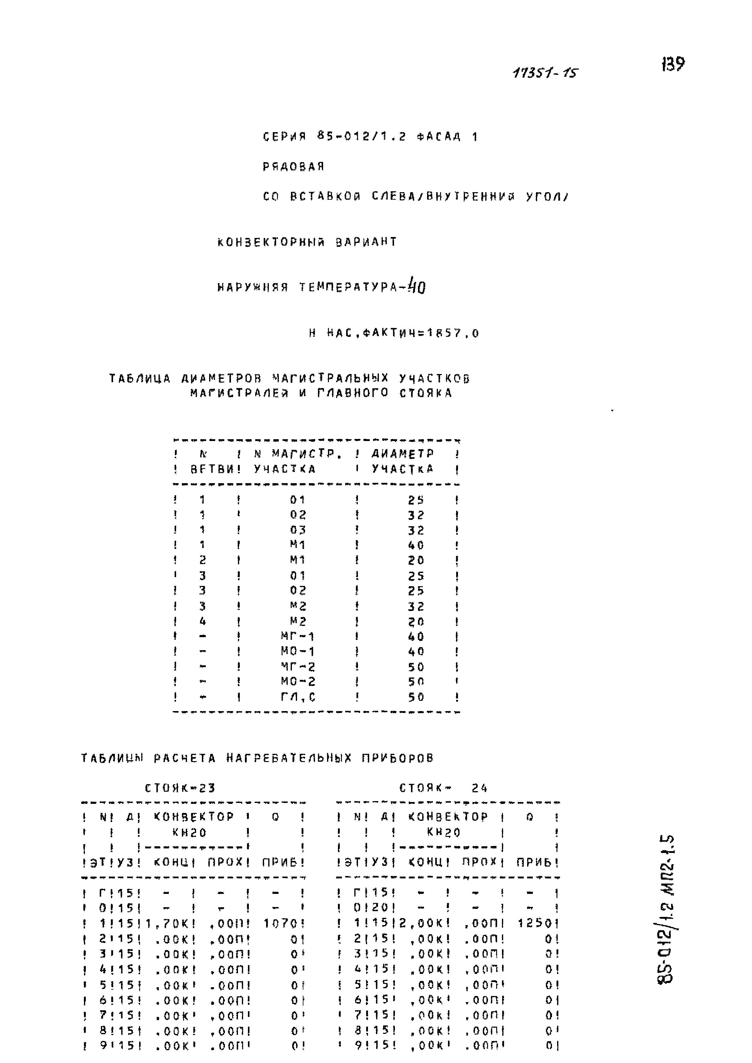 Типовой проект 85-012/1.2