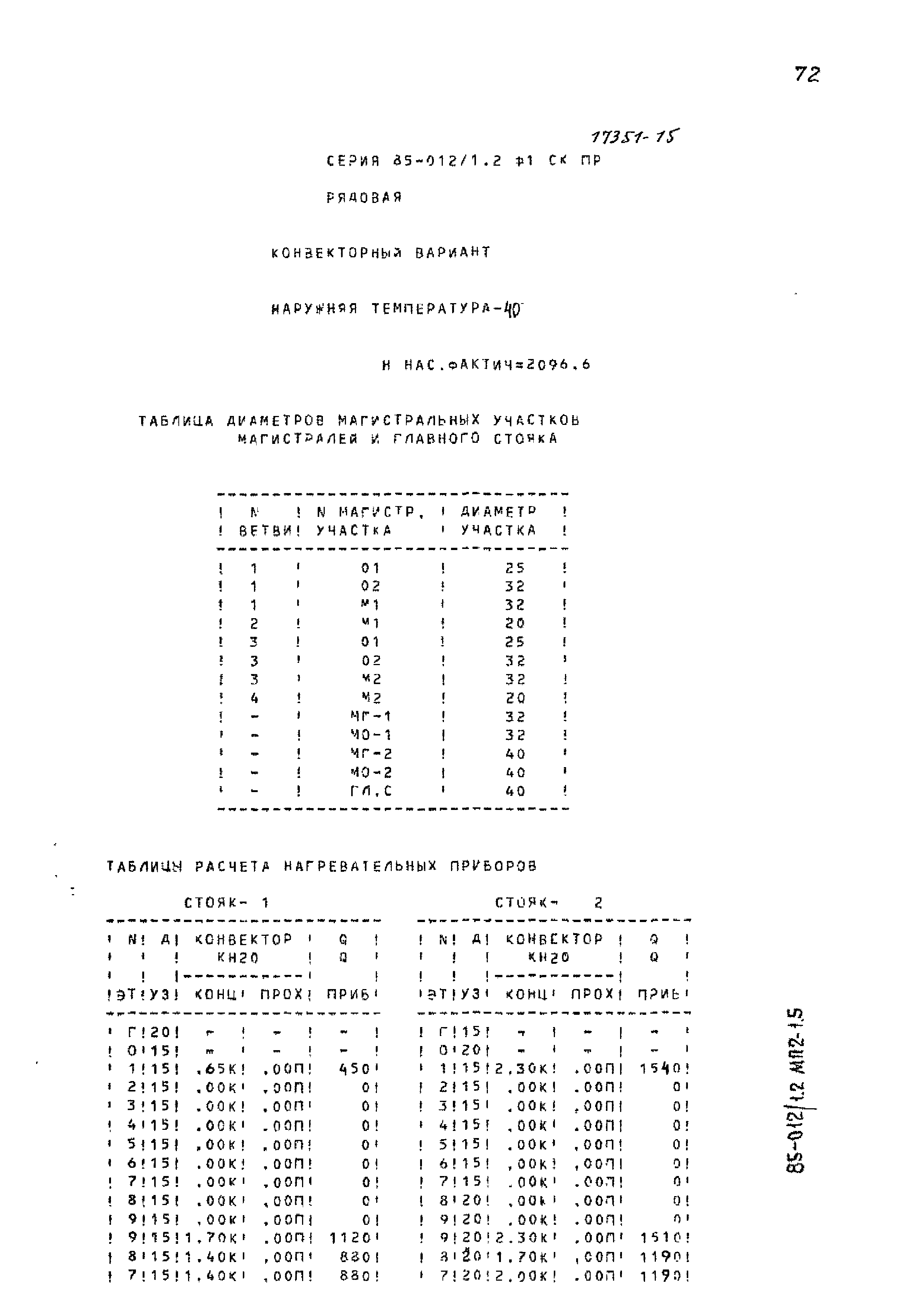 Типовой проект 85-012/1.2