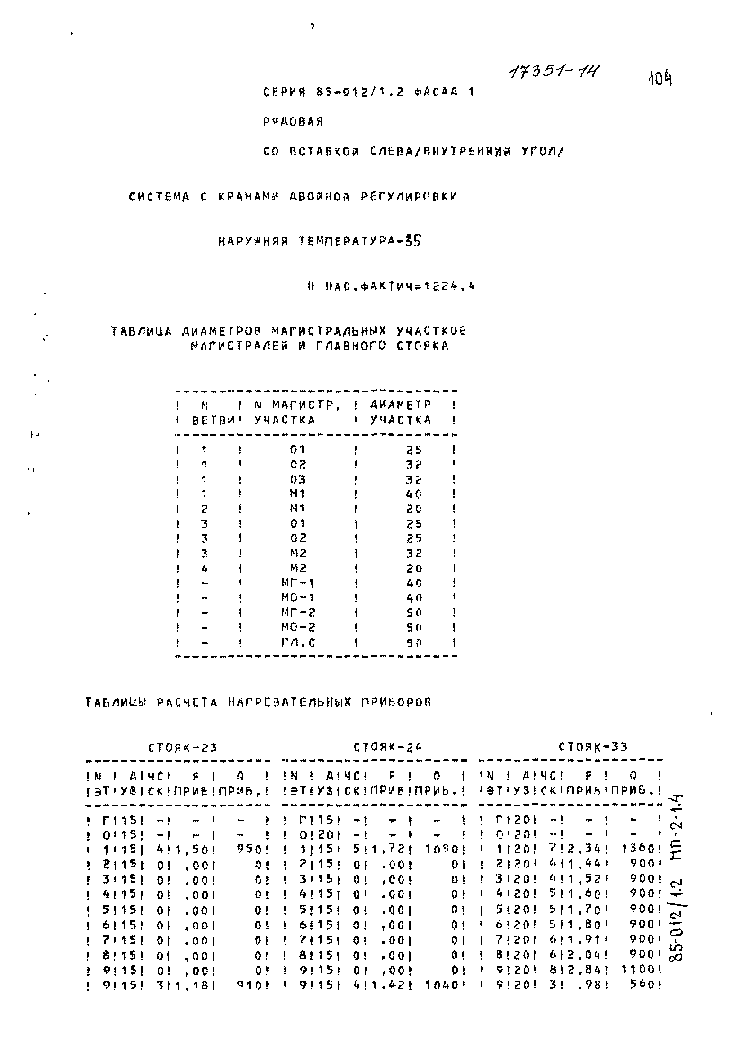 Типовой проект 85-012/1.2