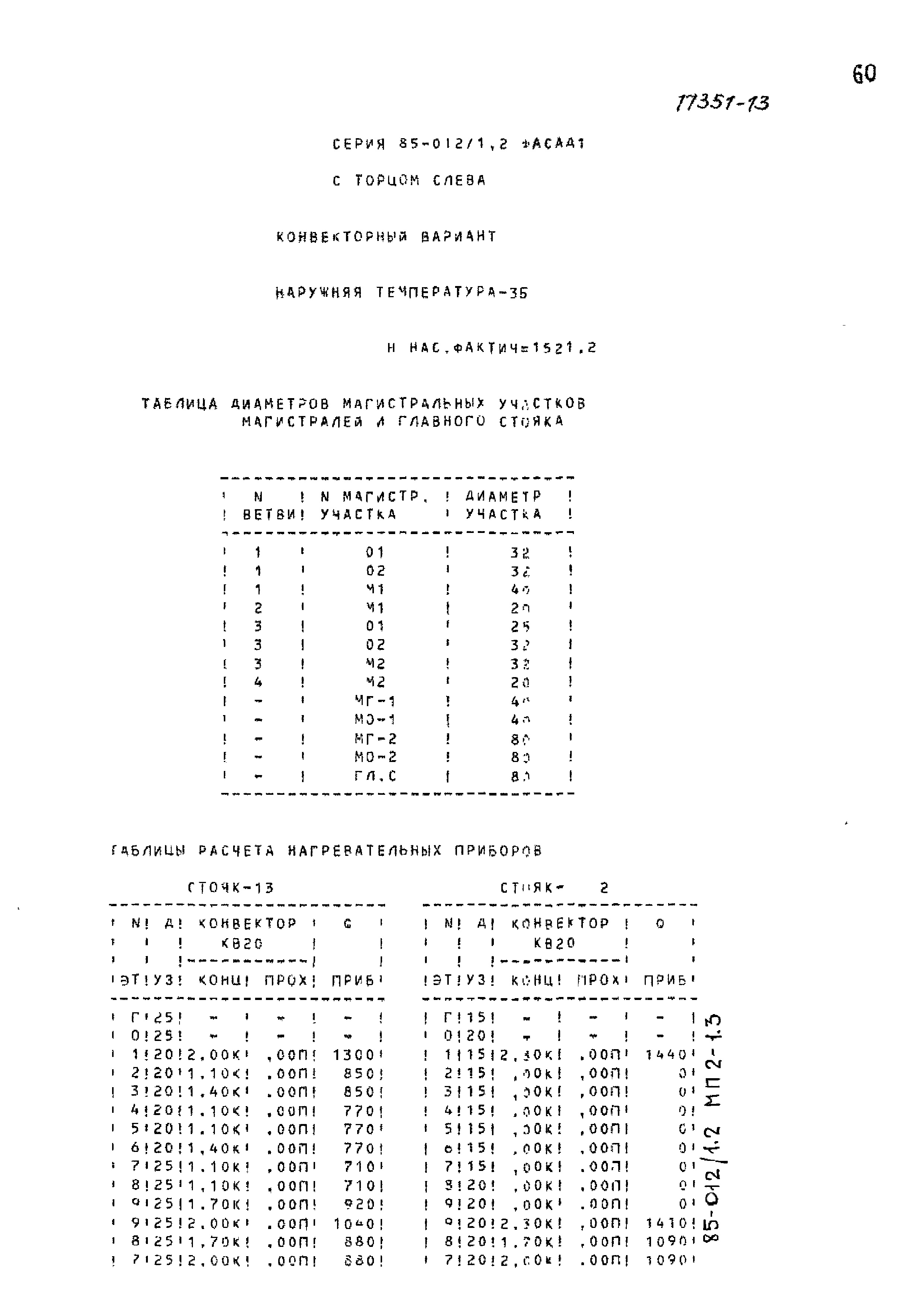 Типовой проект 85-012/1.2