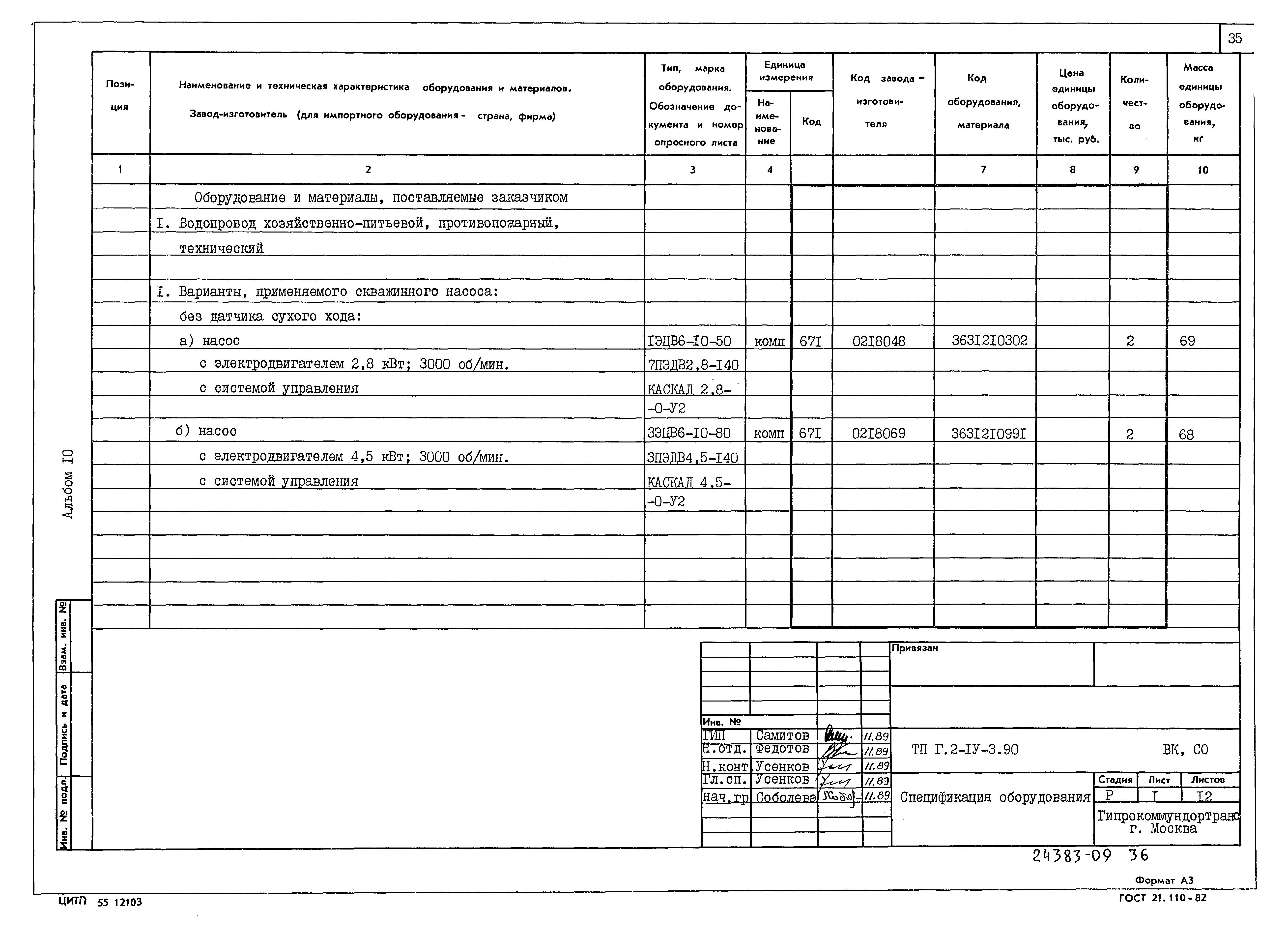 Типовой проект Г.2-IV-3.90