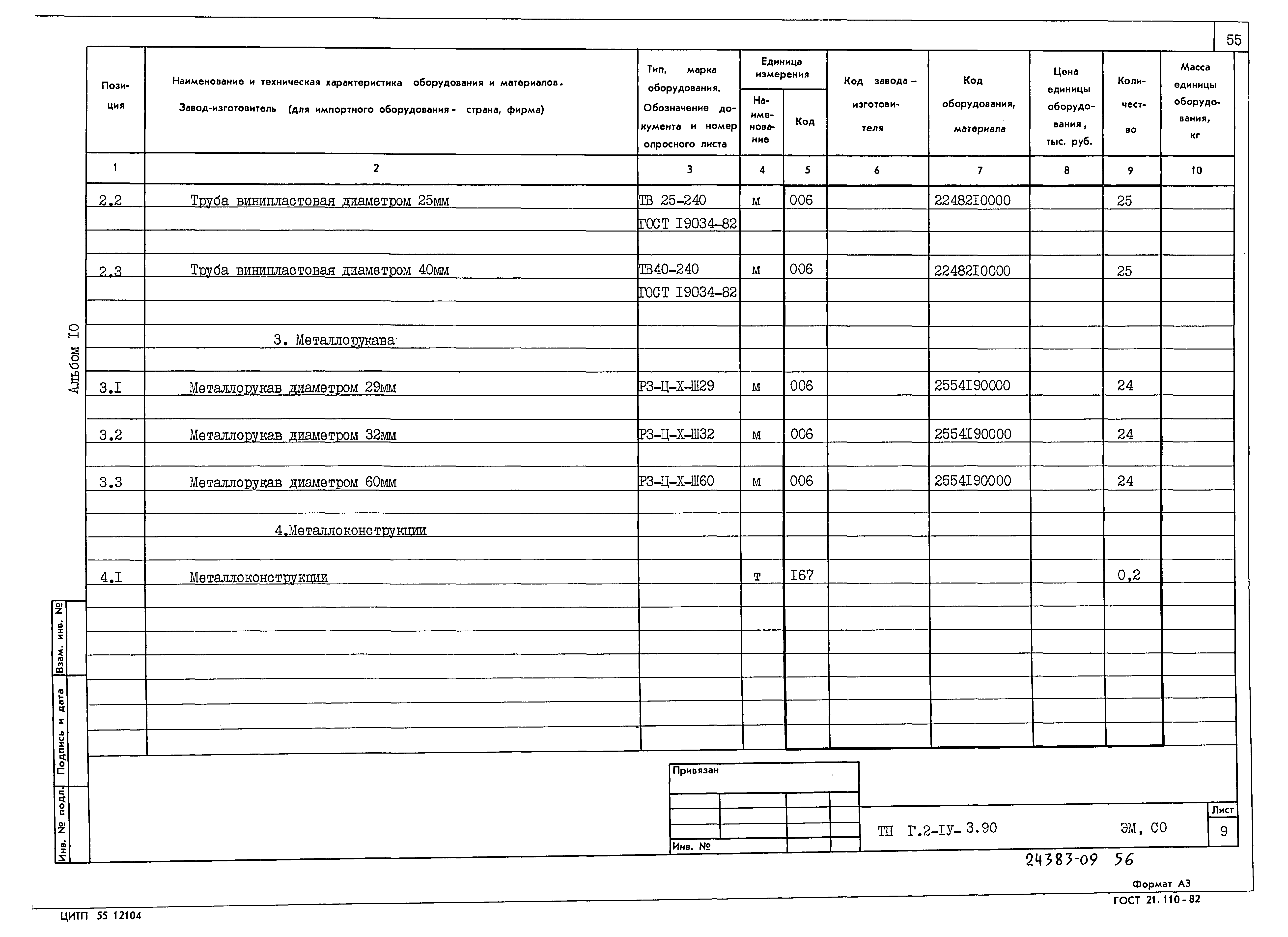 Типовой проект Г.2-IV-3.90