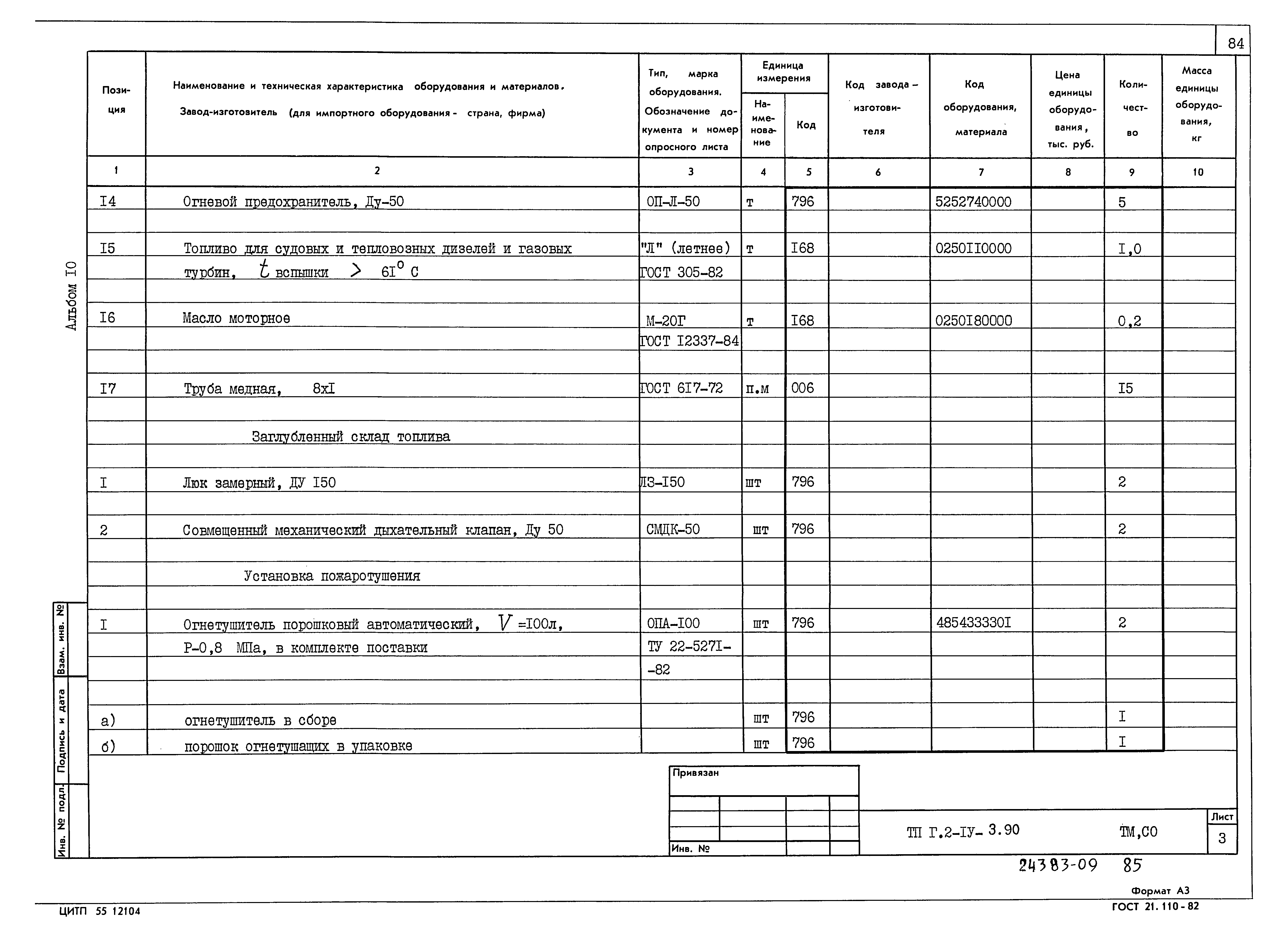 Типовой проект Г.2-IV-3.90