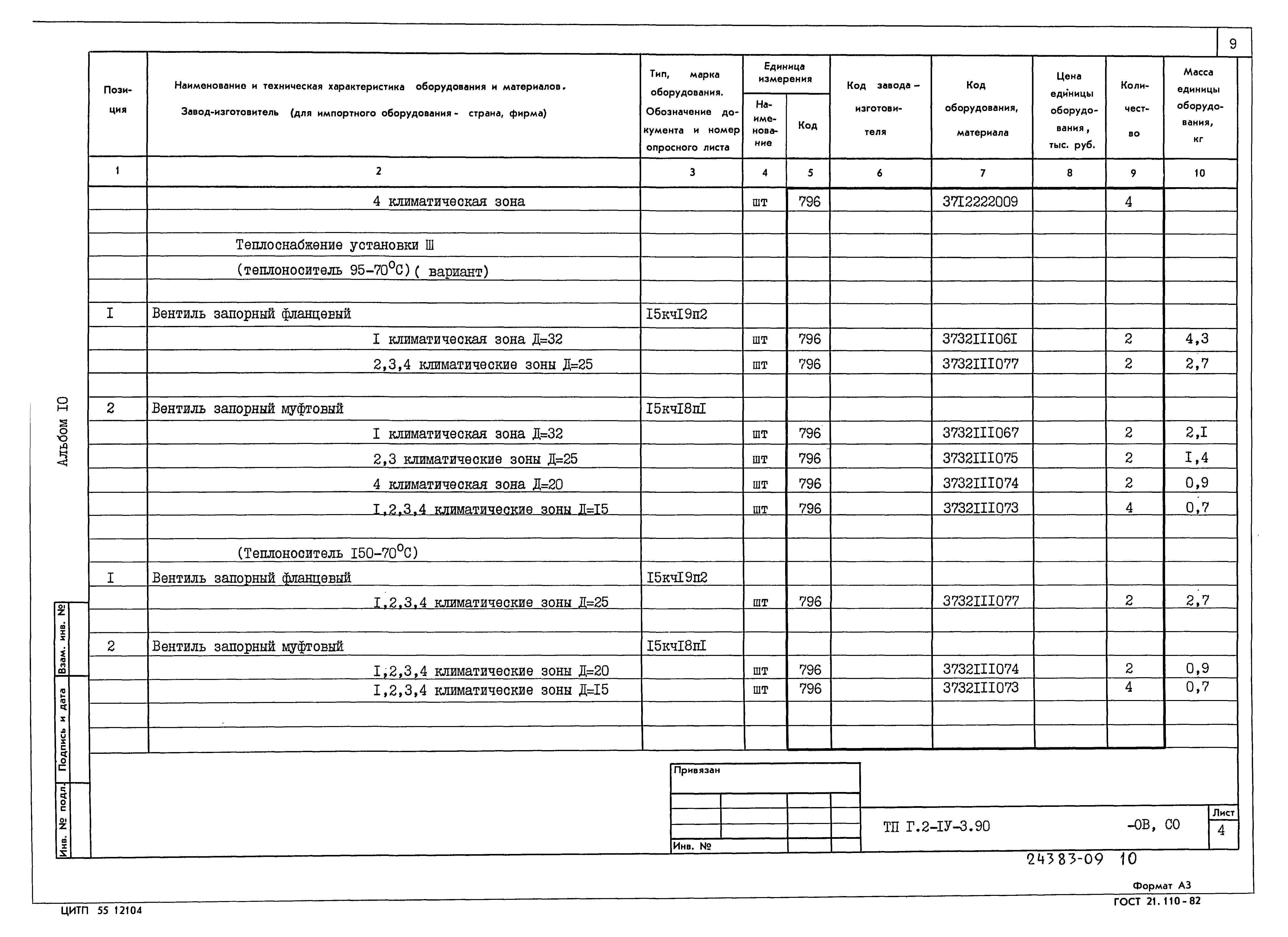 Типовой проект Г.2-IV-3.90